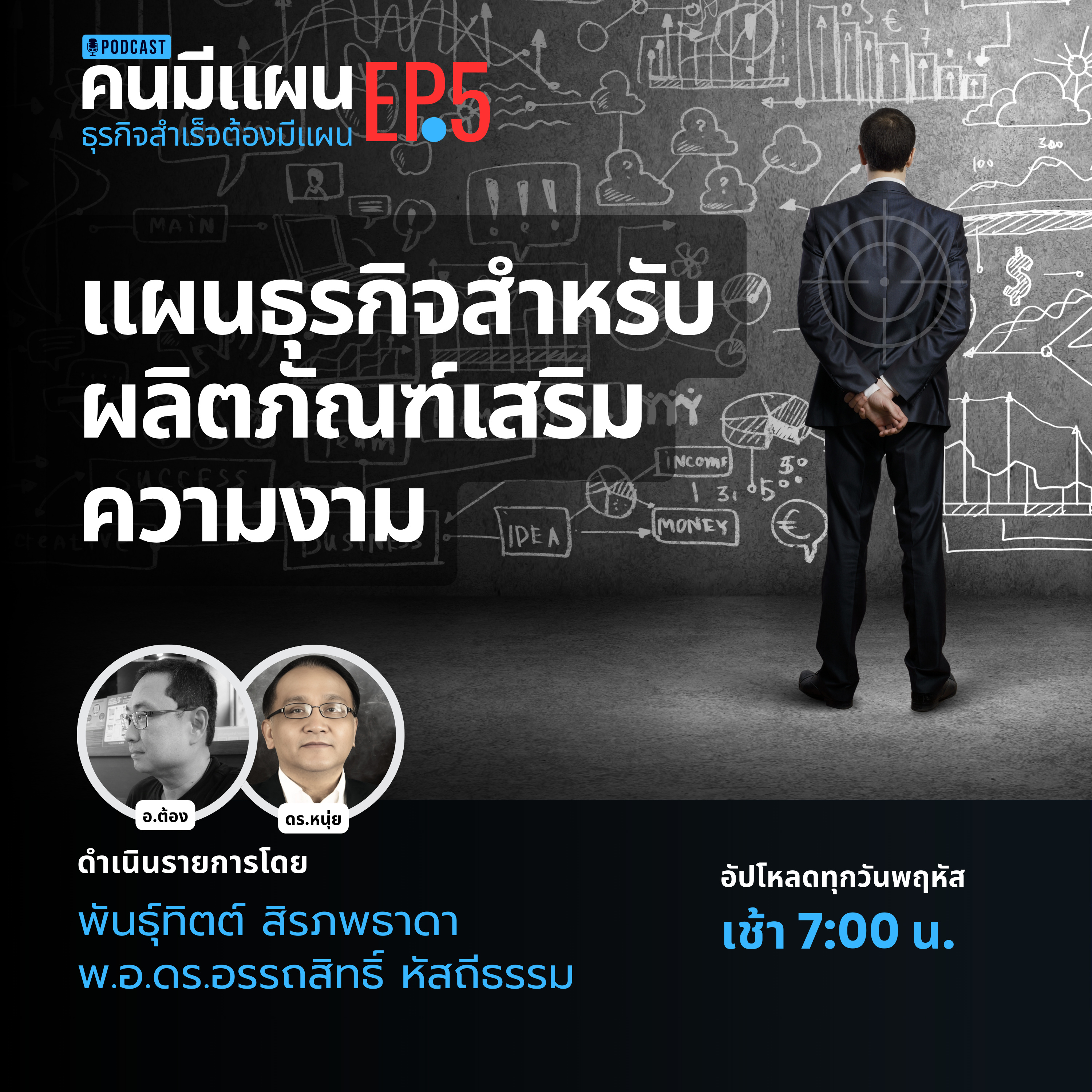 Ep.5 - แผนธุรกิจสำหรับผลิตภัณฑ์เสริมความงาม #คนมีแผน episode artwork