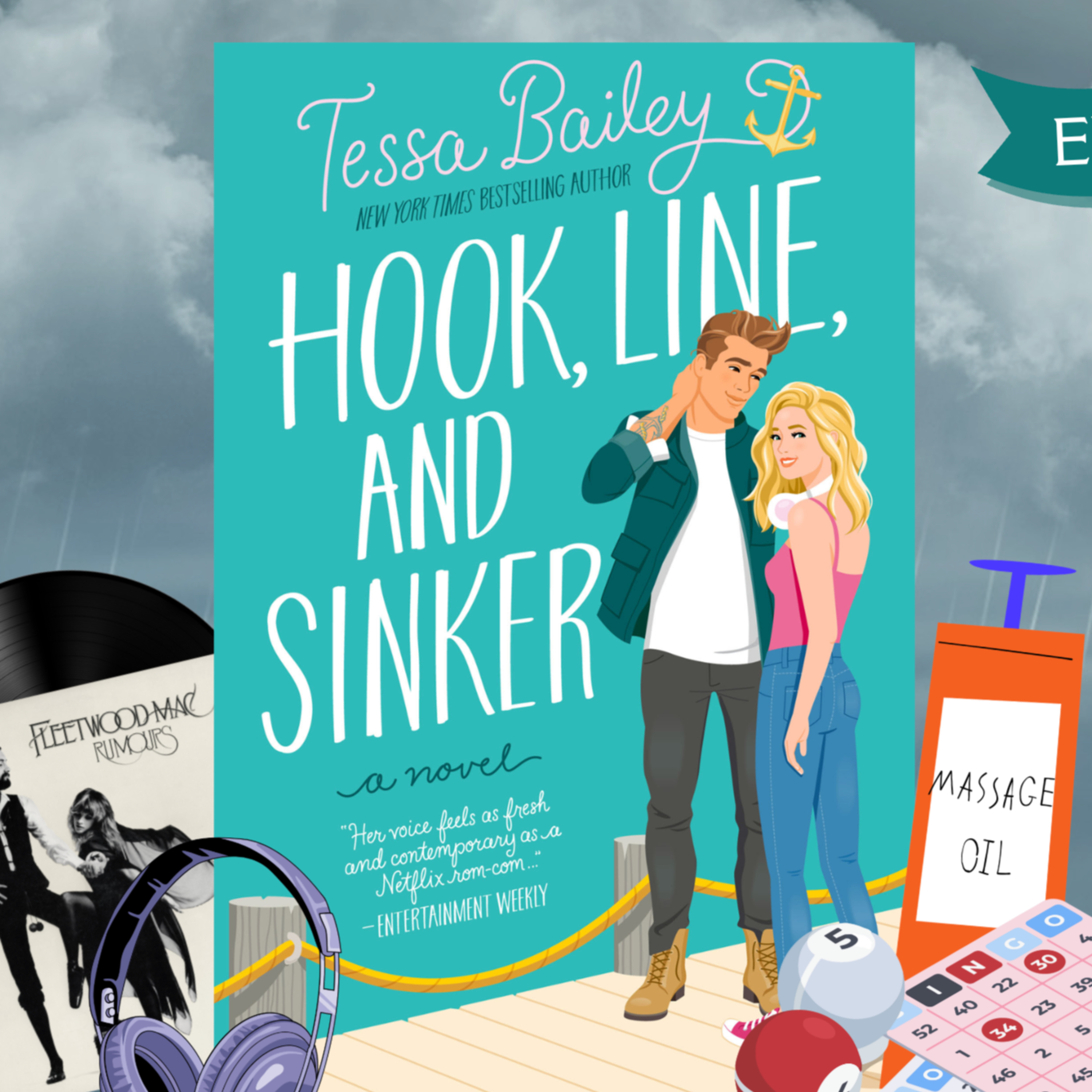 002 Sea Shanties & Massage Oil: Hook, Line and Sinker by Tessa Bailey episode artwork