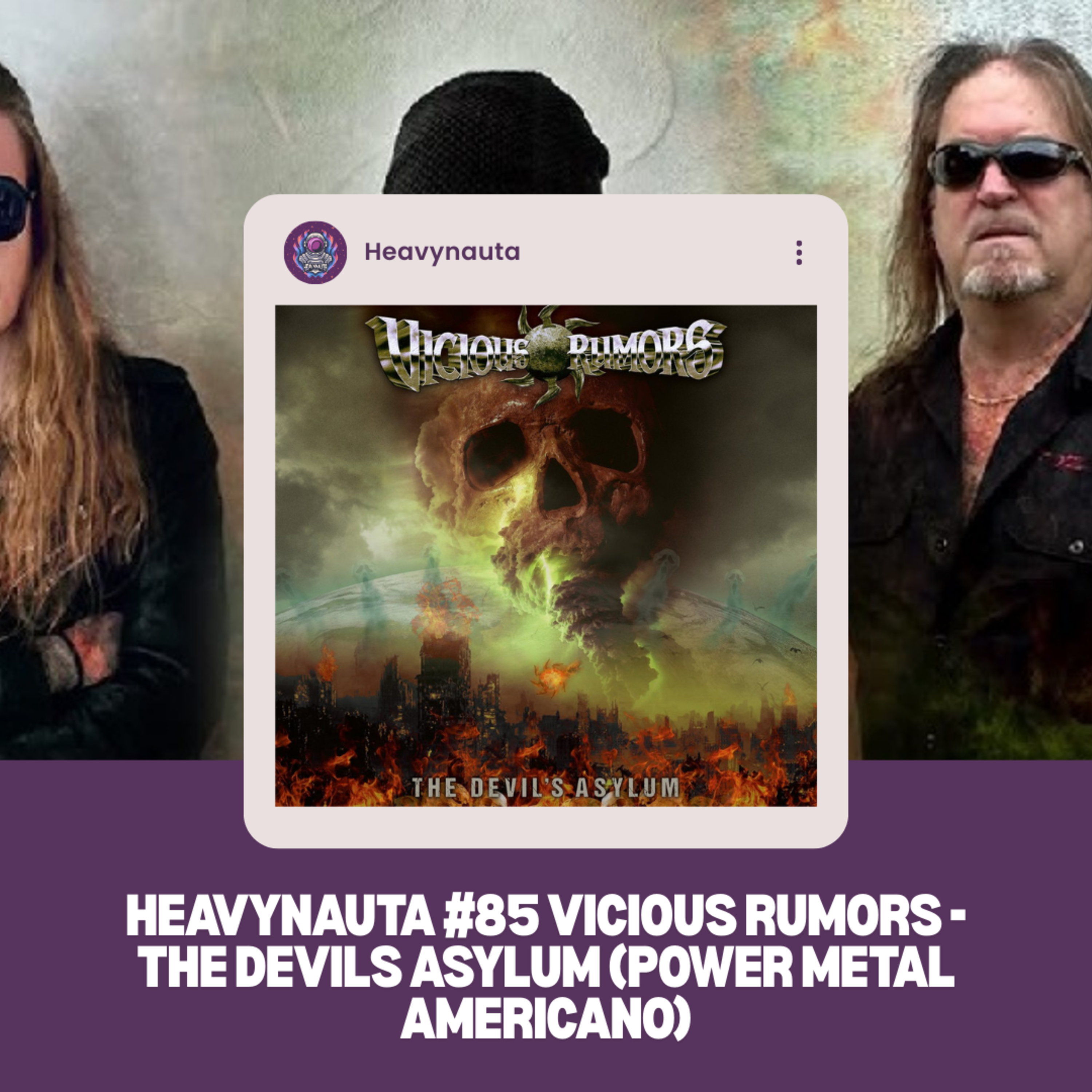 Heavynauta #85 Vicious Rumors - The Devils Asylum (Power Metal Americano) episode artwork