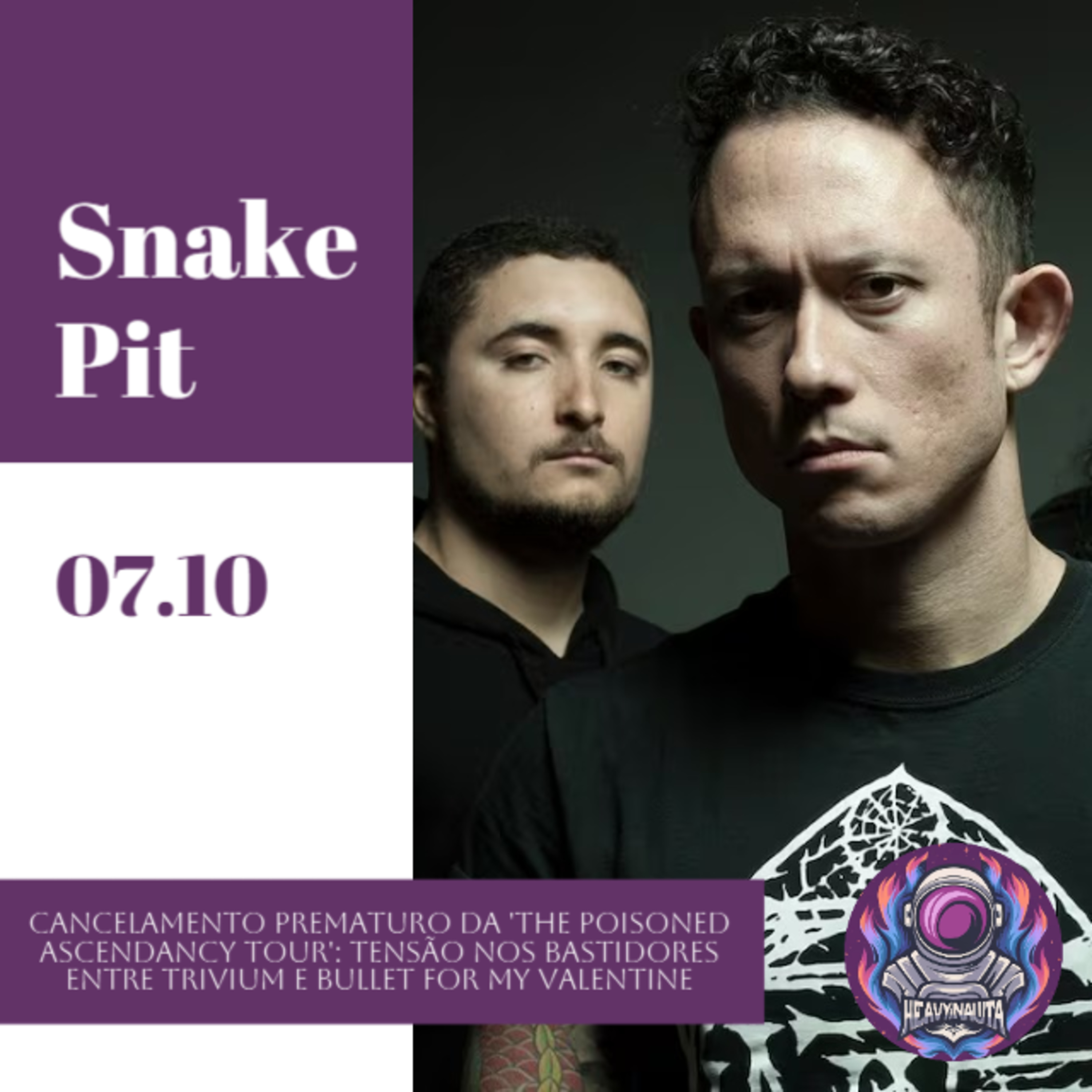 📰 Cancelamento prematuro da 'The Poisoned Ascendancy Tour': tensão nos bastidores entre Trivium e Bullet For My Valentine episode artwork