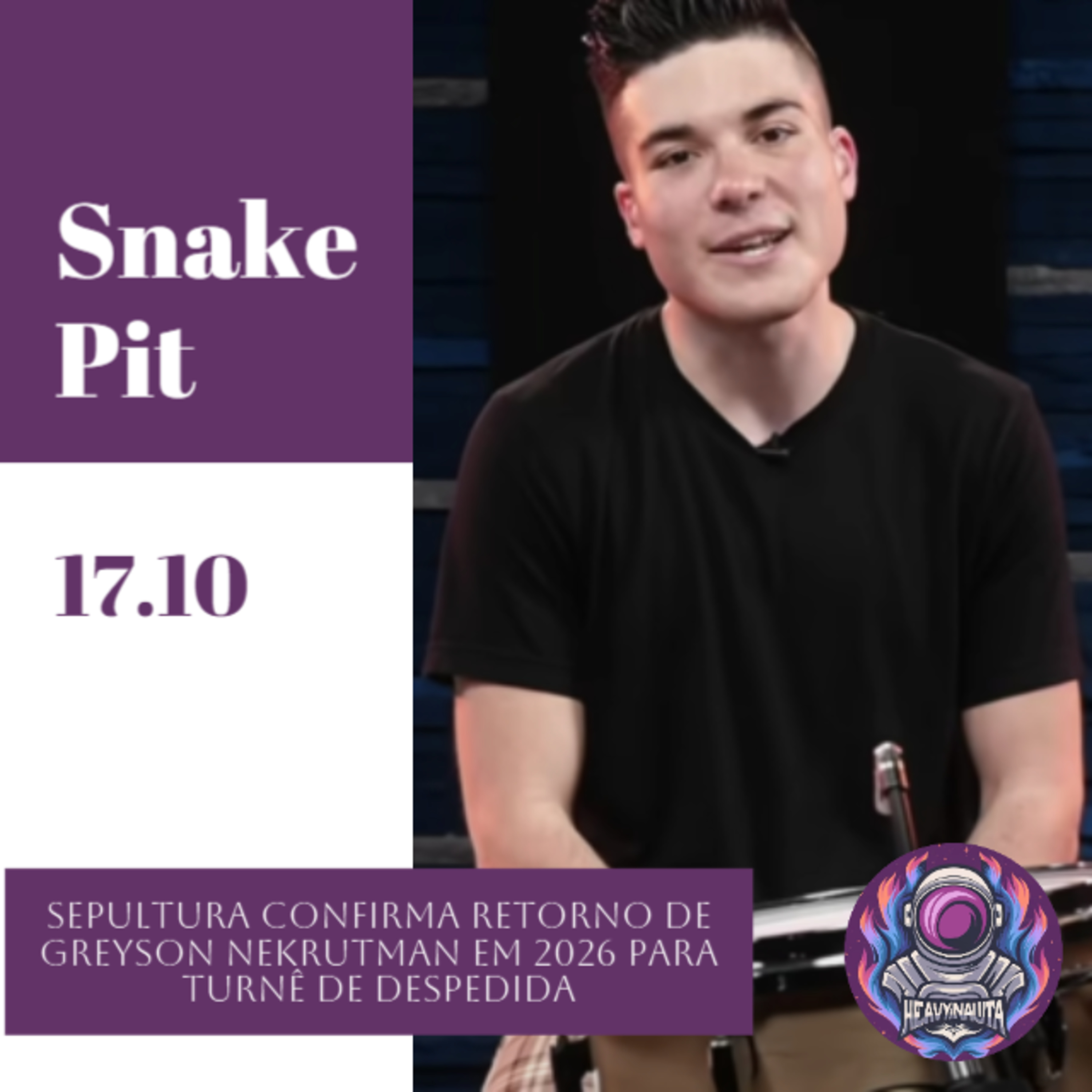 📰 SEPULTURA confirma retorno de Greyson Nekrutman em 2026 para turnê de despedida episode artwork