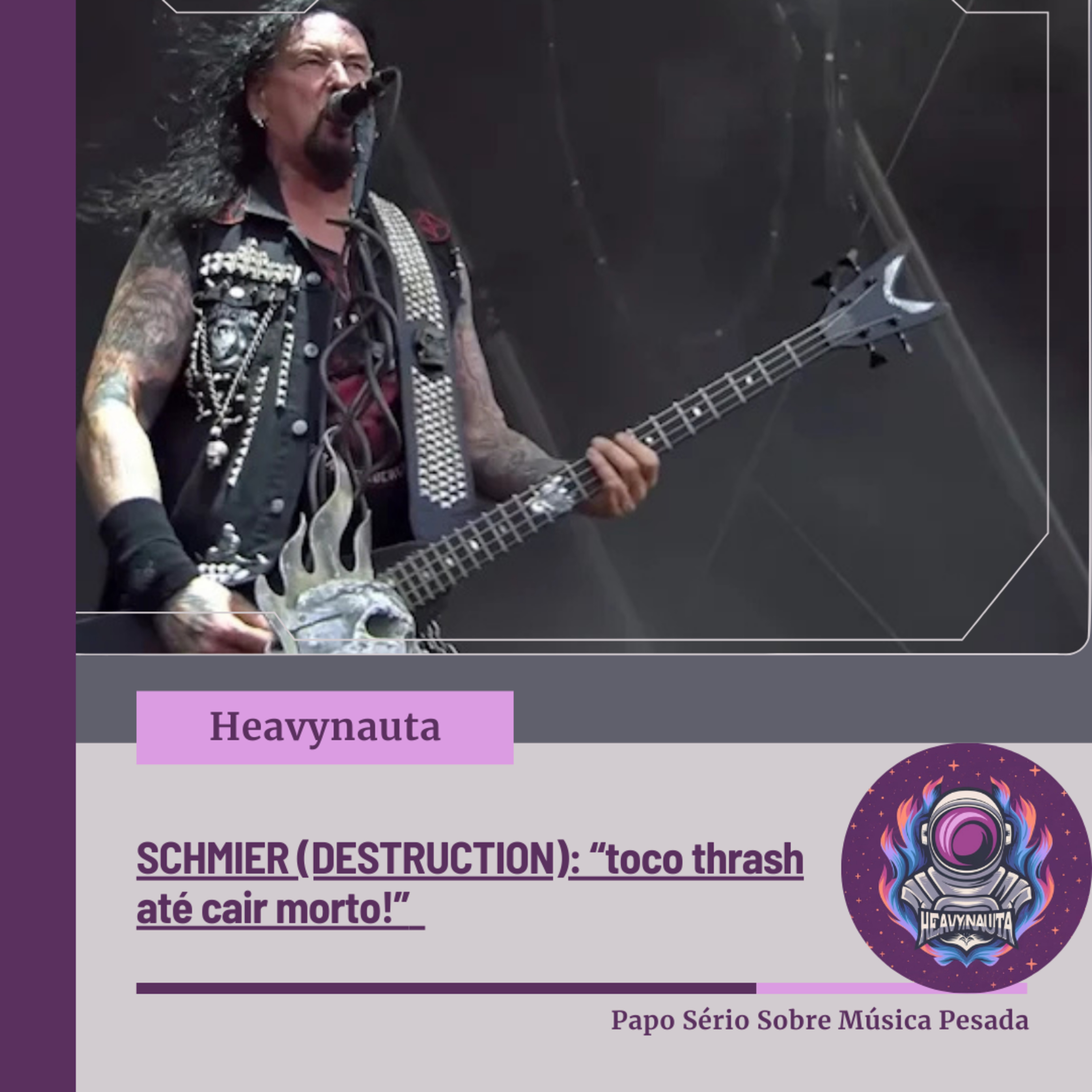 SCHMIER (DESTRUCTION): “toco thrash até cair morto!” Chocante episode artwork