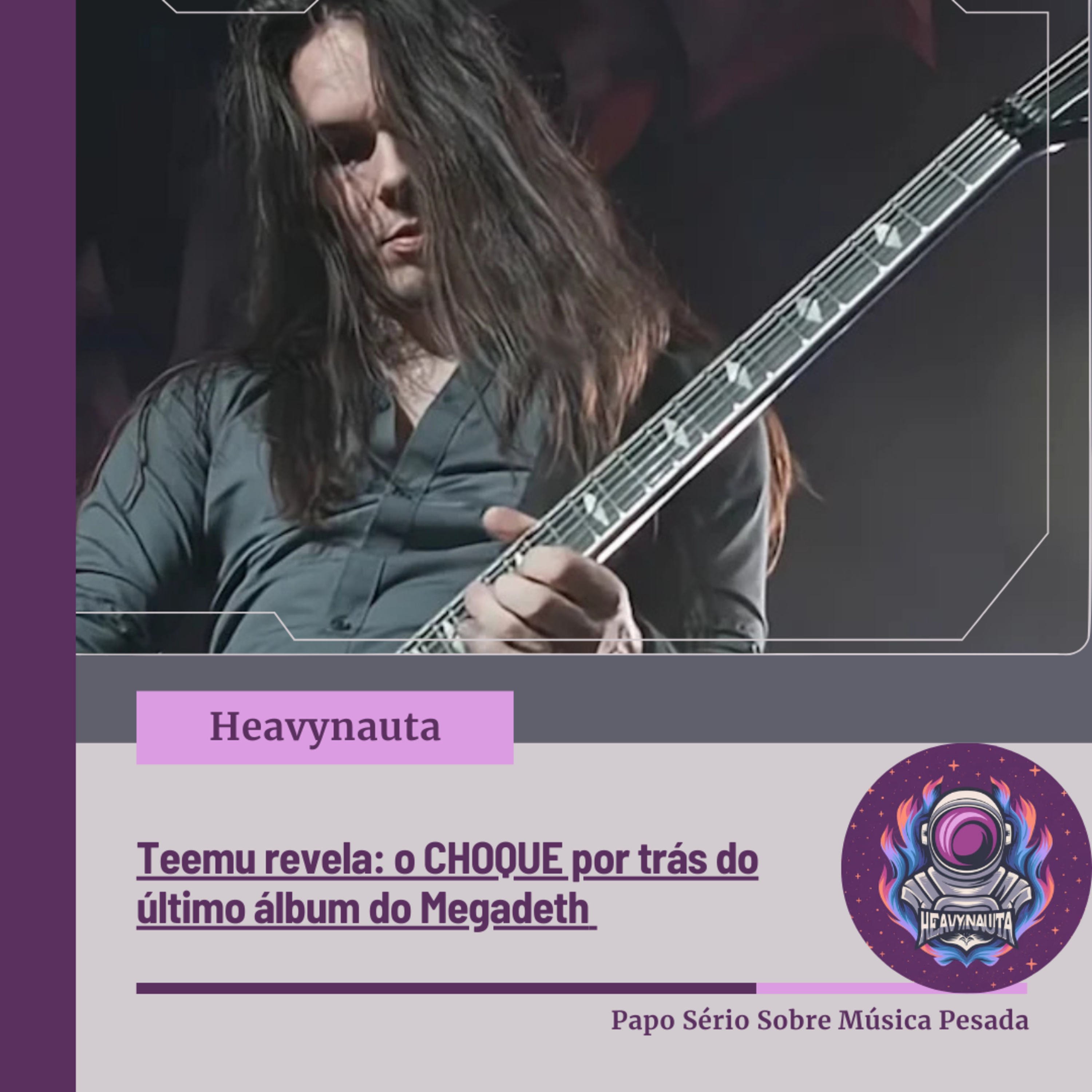 Teemu revela: o CHOQUE por trás do último álbum do Megadeth episode artwork