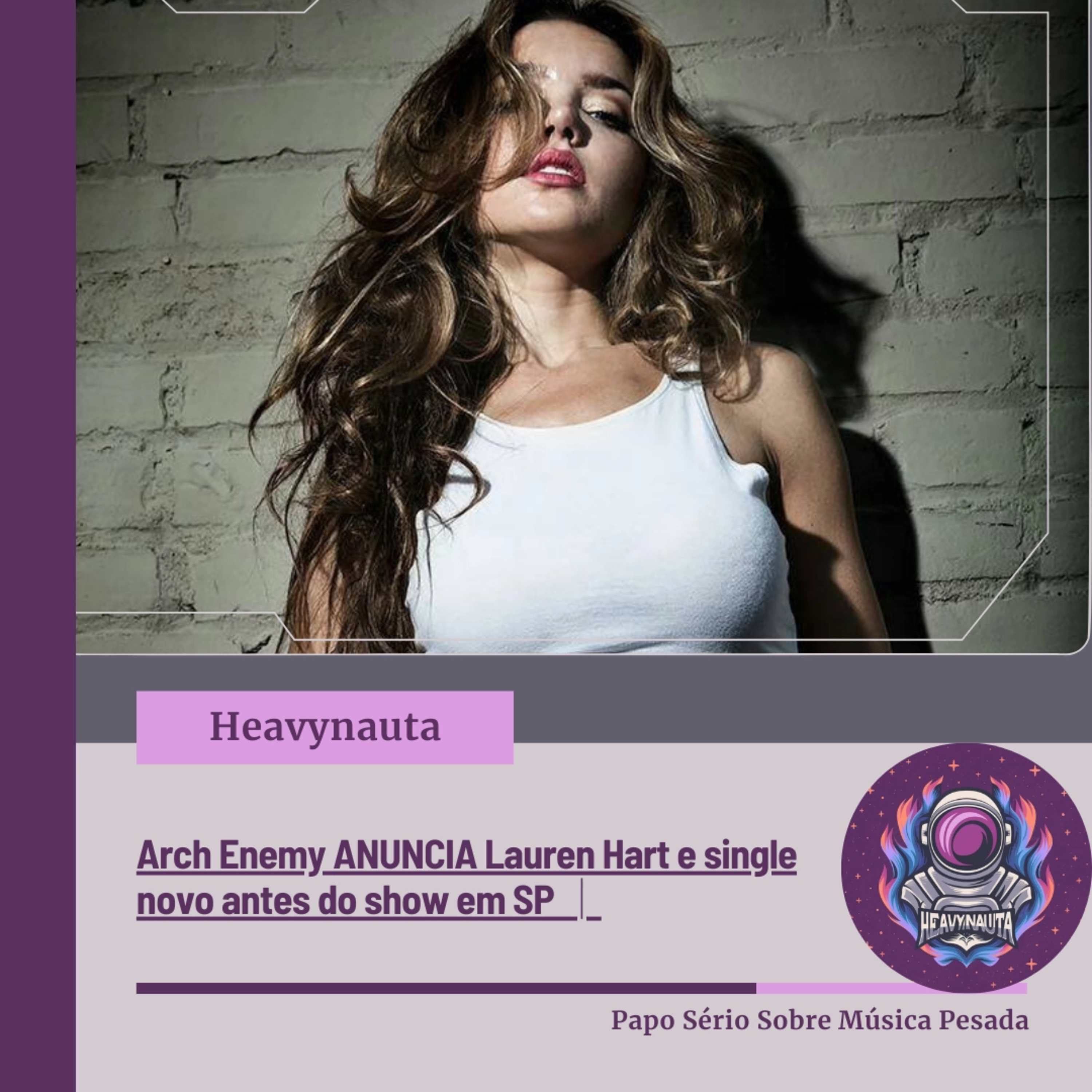 Arch Enemy ANUNCIA Lauren Hart e single novo antes do show em SP episode artwork