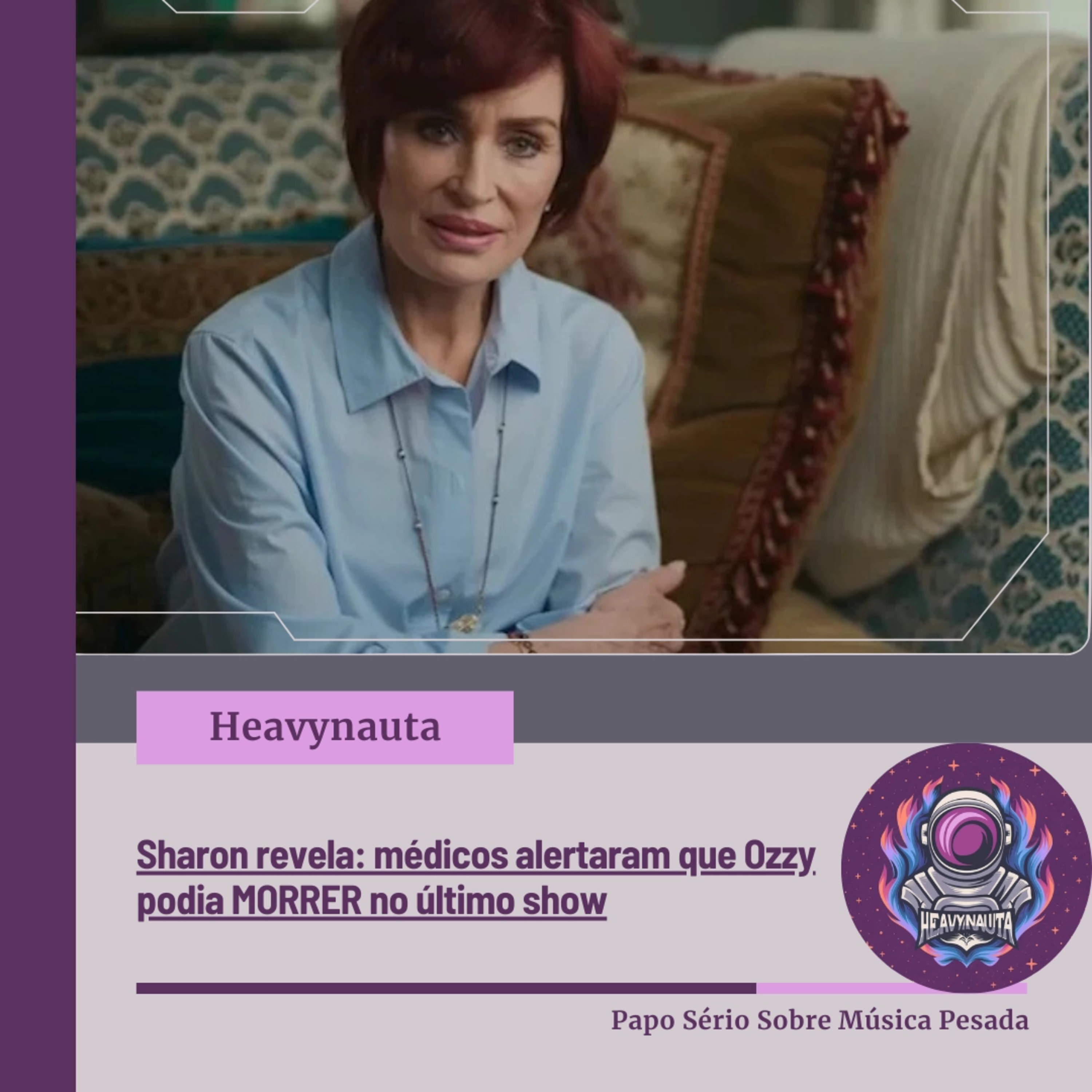 Sharon revela: médicos alertaram que Ozzy podia MORRER no último show episode artwork