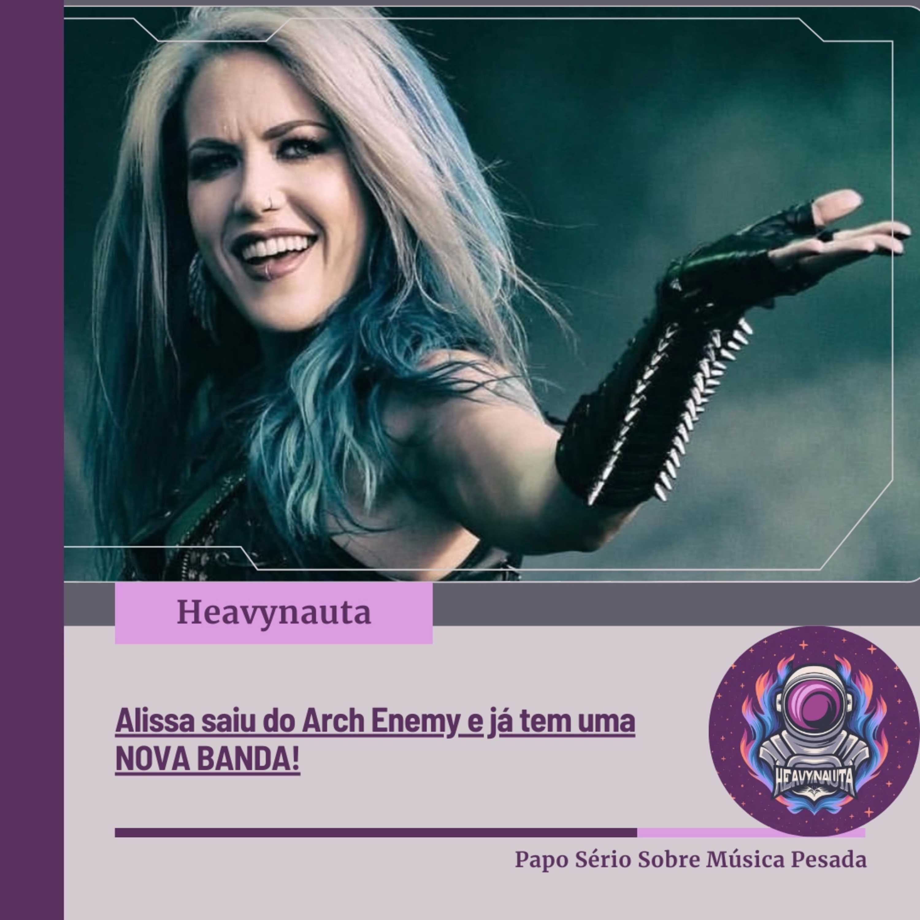 Alissa saiu do Arch Enemy e já tem uma NOVA BANDA! episode artwork