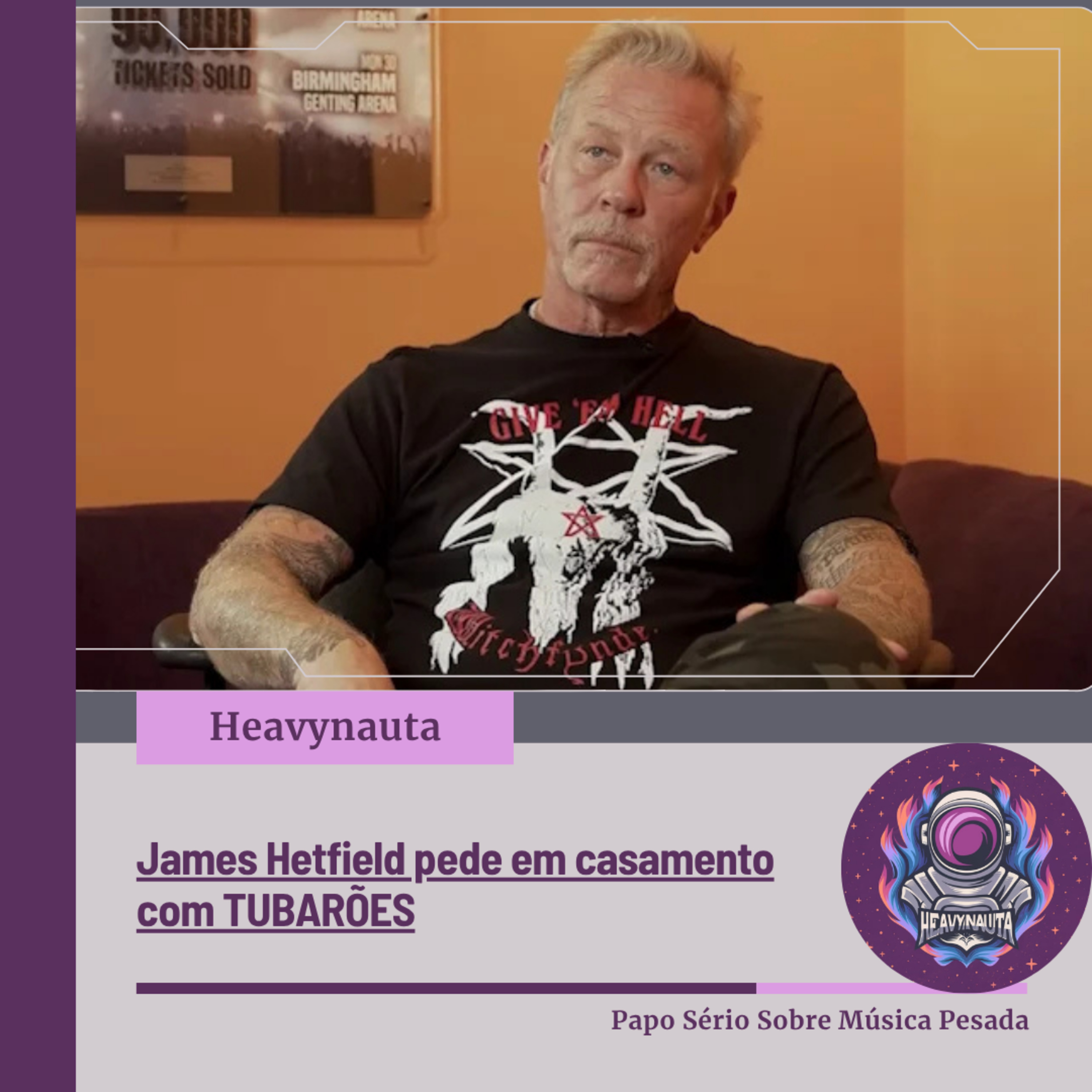 James Hetfield pede em casamento com TUBARÕES episode artwork