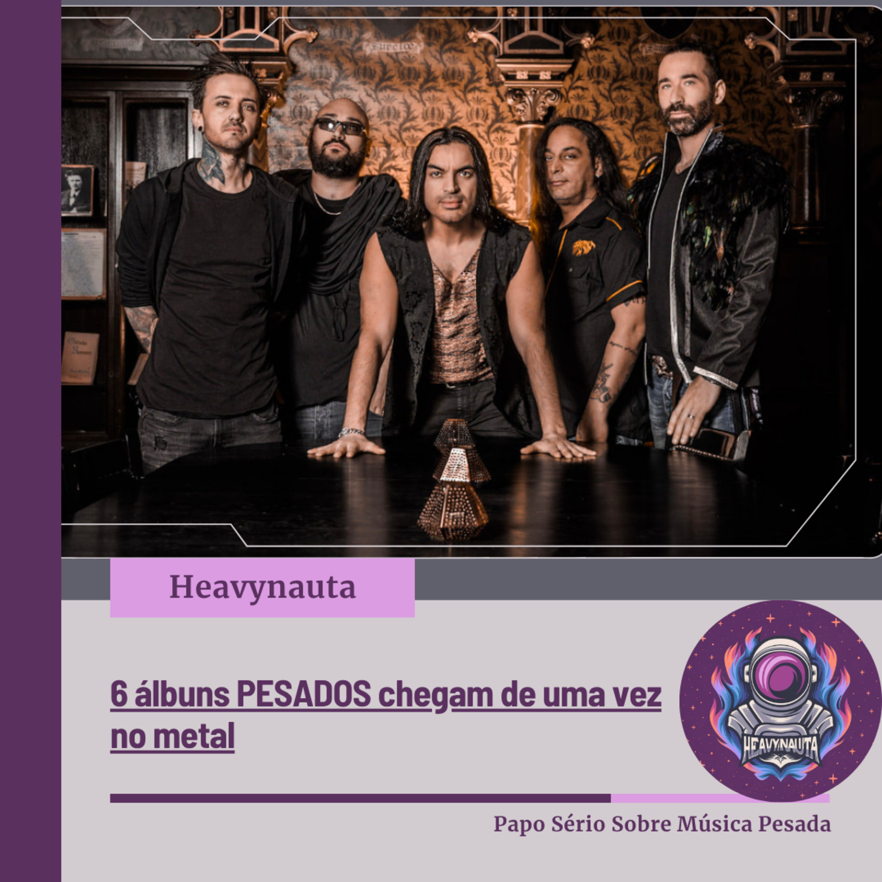 6 álbuns PESADOS chegam de uma vez no metal episode artwork