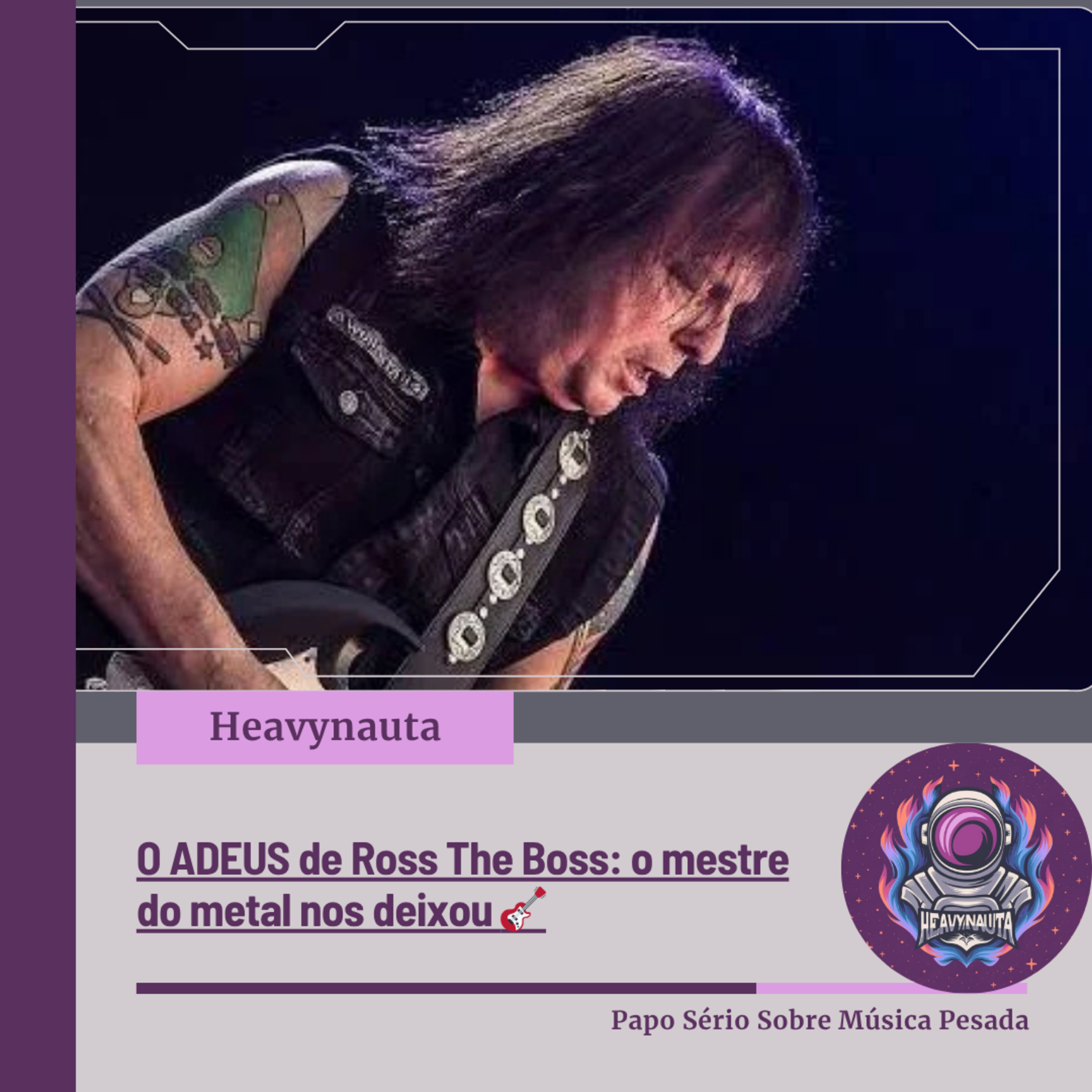 O ADEUS de Ross The Boss: o mestre do metal nos deixou 🎸 episode artwork