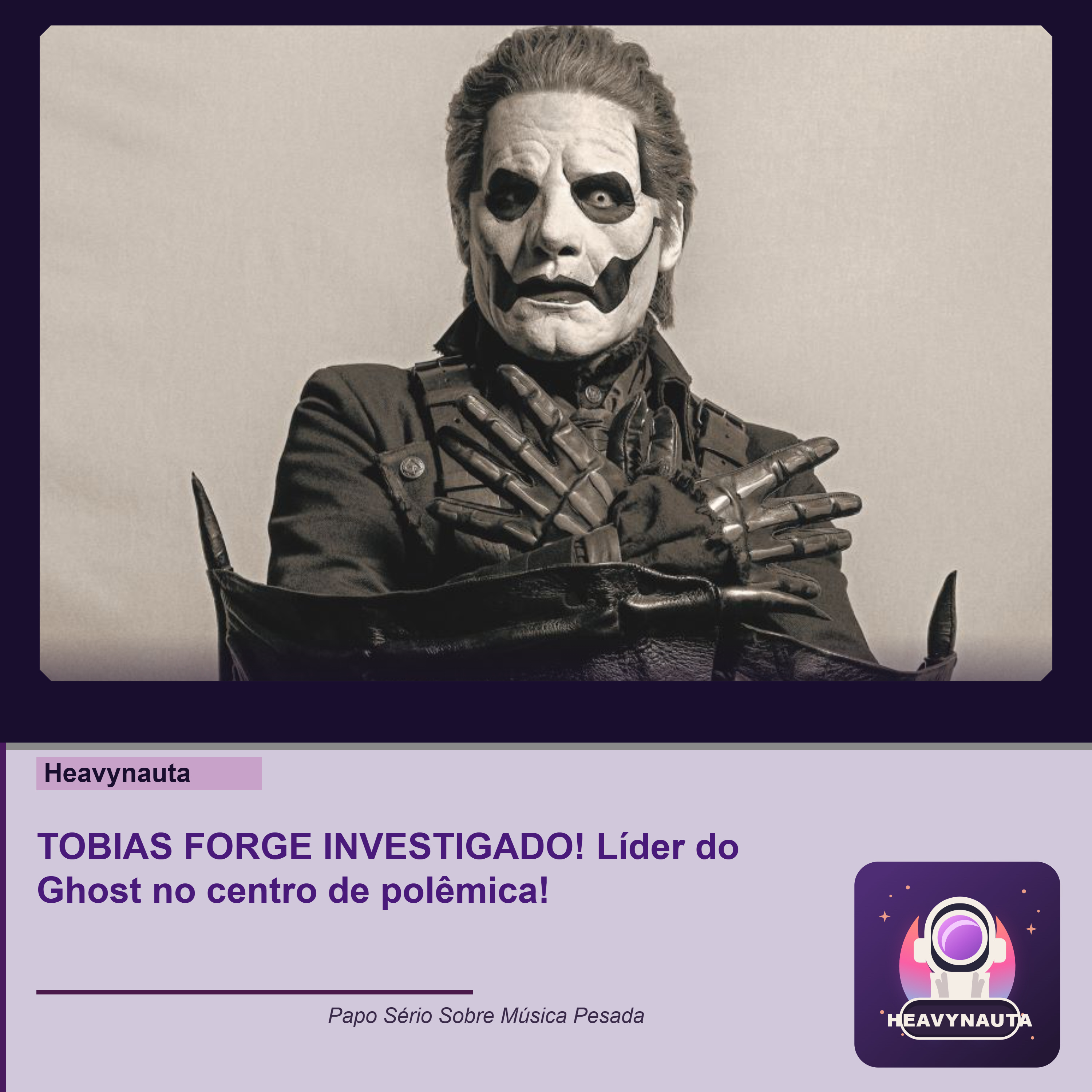 TOBIAS FORGE INVESTIGADO! Líder do Ghost no centro de polêmica! episode artwork