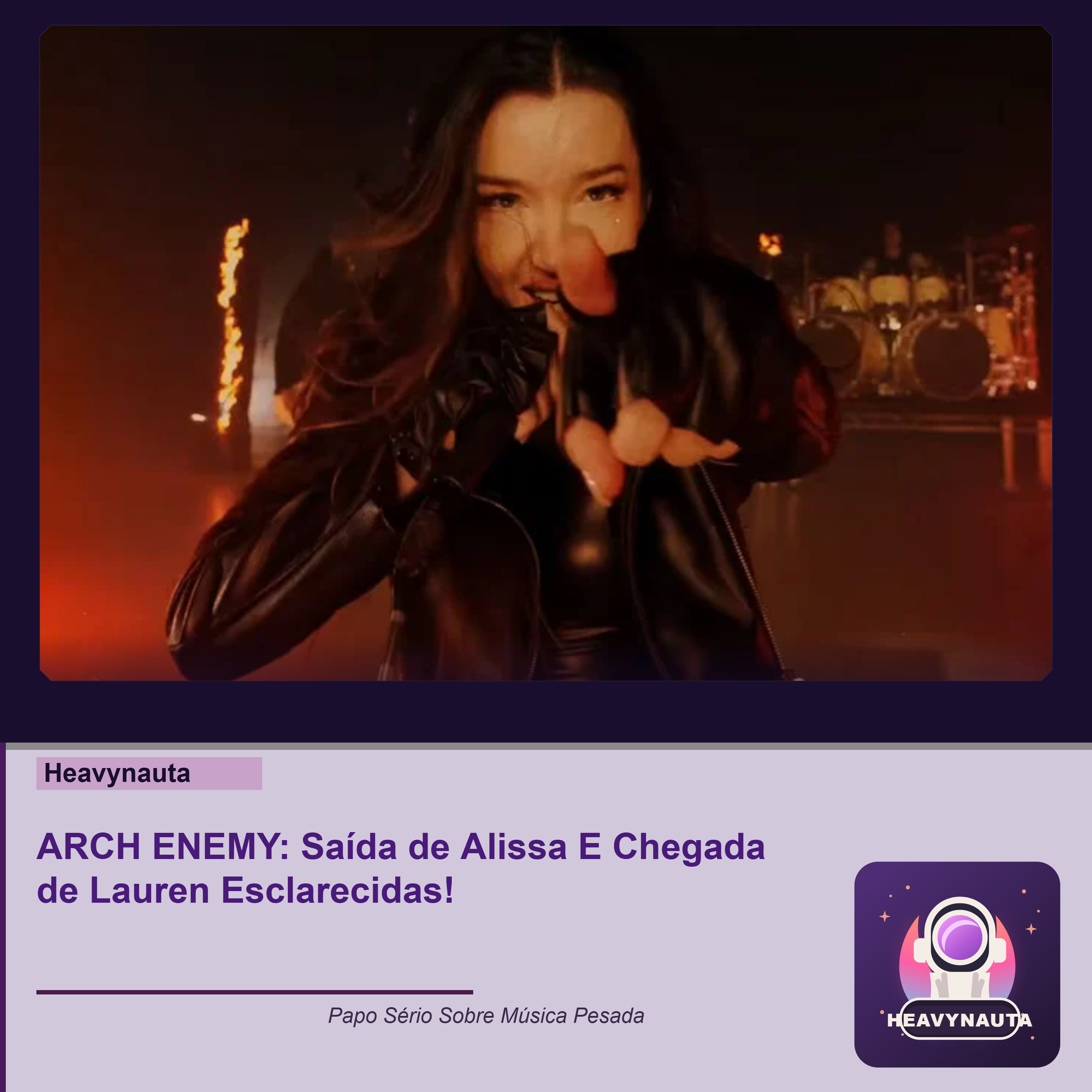 ARCH ENEMY: Saída de Alissa E Chegada de Lauren Esclarecidas! episode artwork