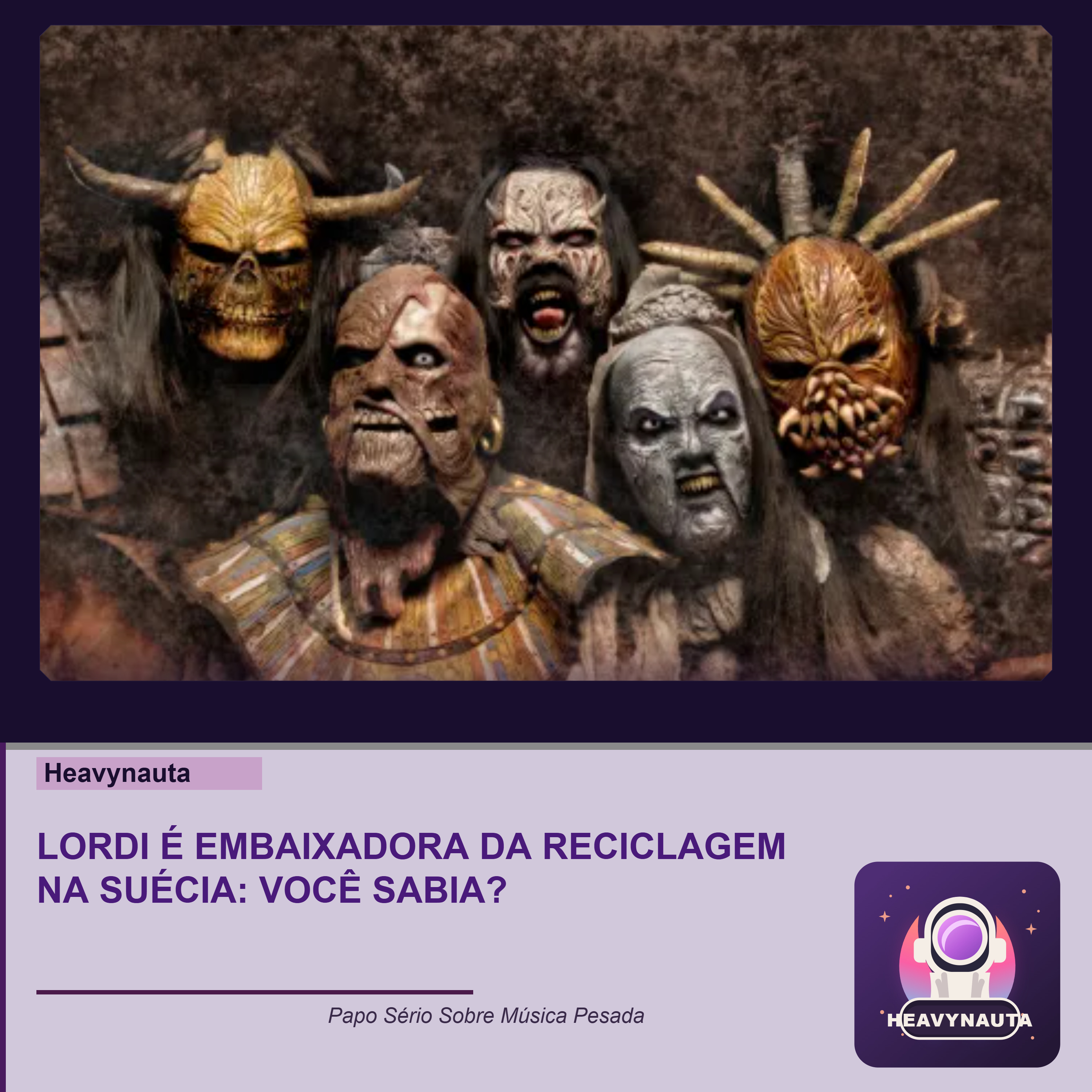 LORDI É EMBAIXADORA DA RECICLAGEM NA SUÉCIA: VOCÊ SABIA? episode artwork