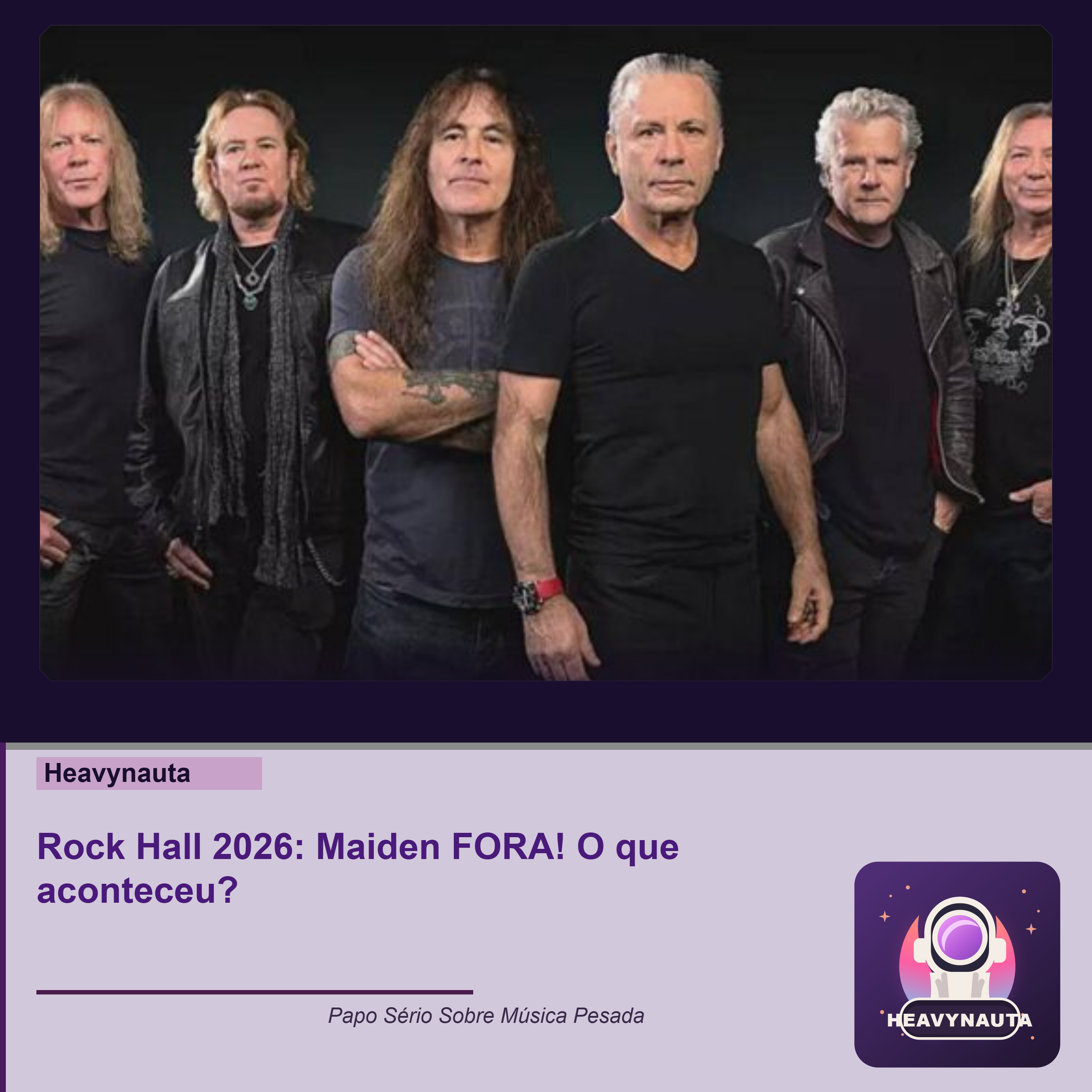 Rock Hall 2026: Maiden FORA! O que aconteceu? episode artwork