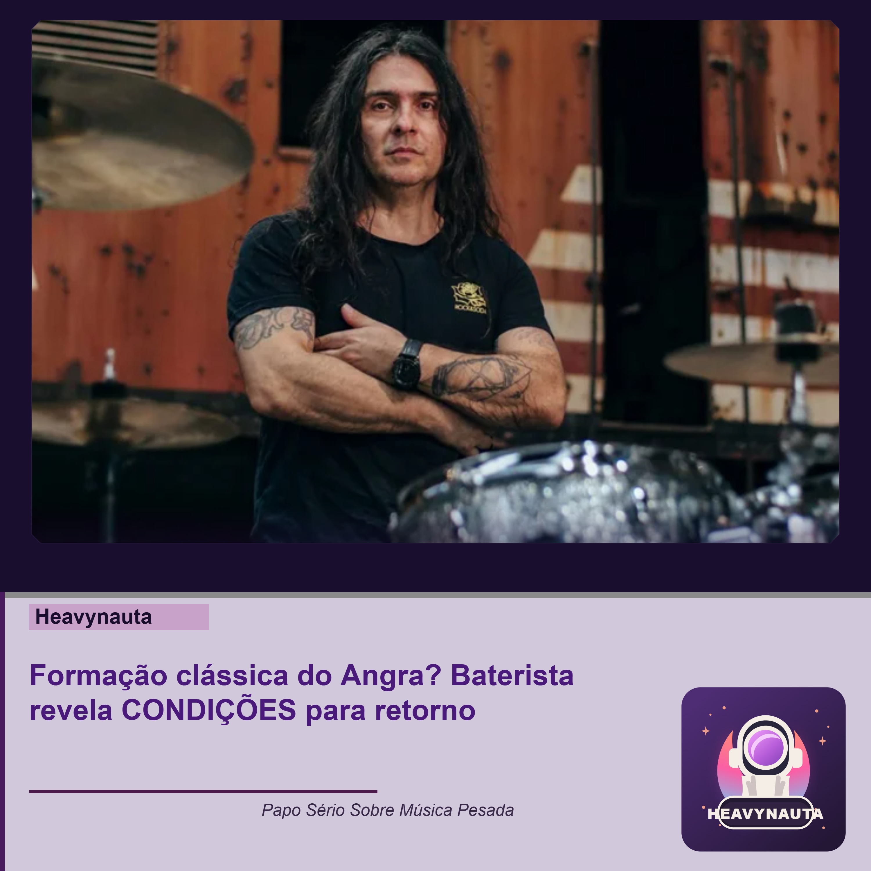 Formação clássica do Angra? Baterista revela CONDIÇÕES para retorno episode artwork