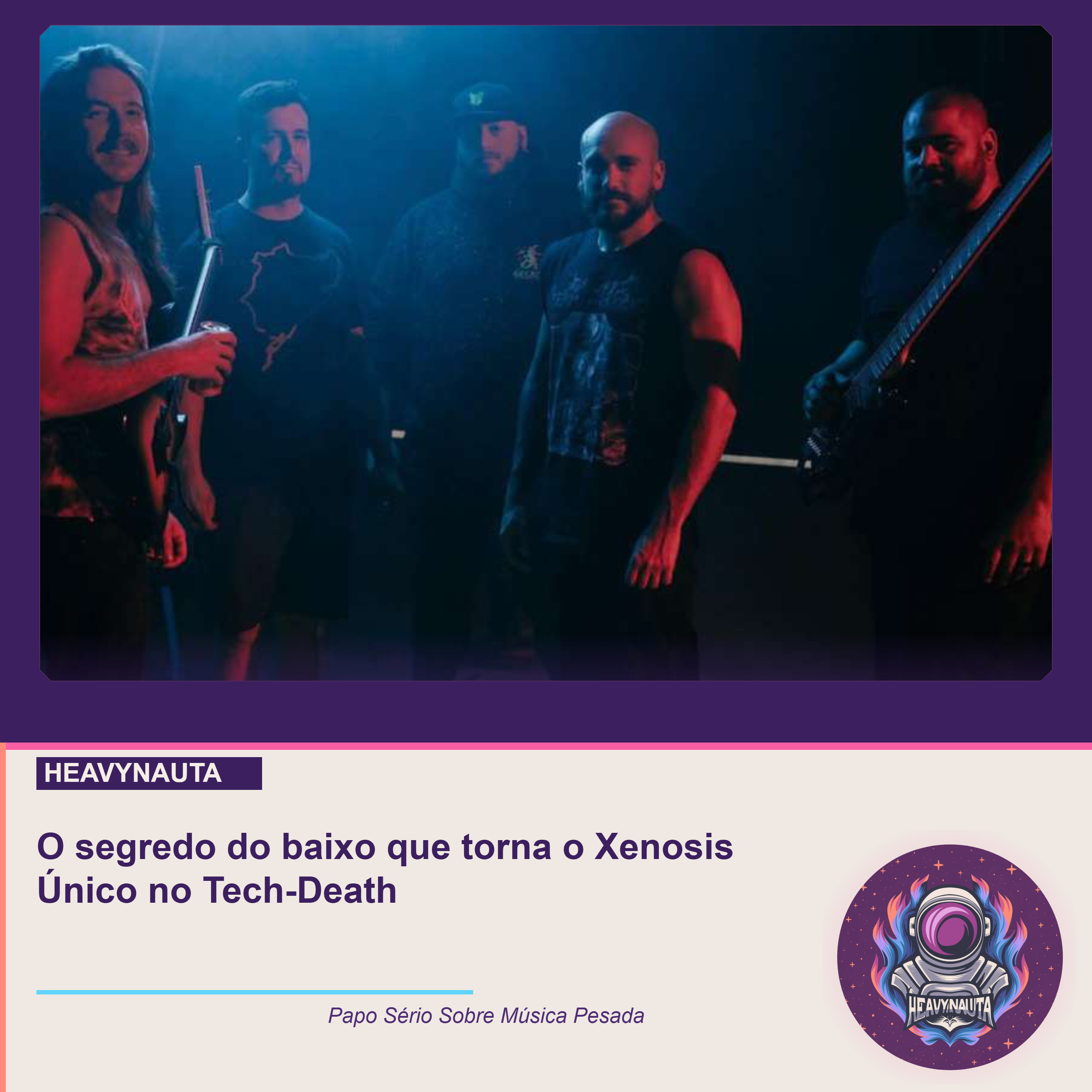 Resenha: Xenosis - Hermetic Transmutatio: O segredo do baixo que torna o Xenosis Único no Tech-Death episode artwork