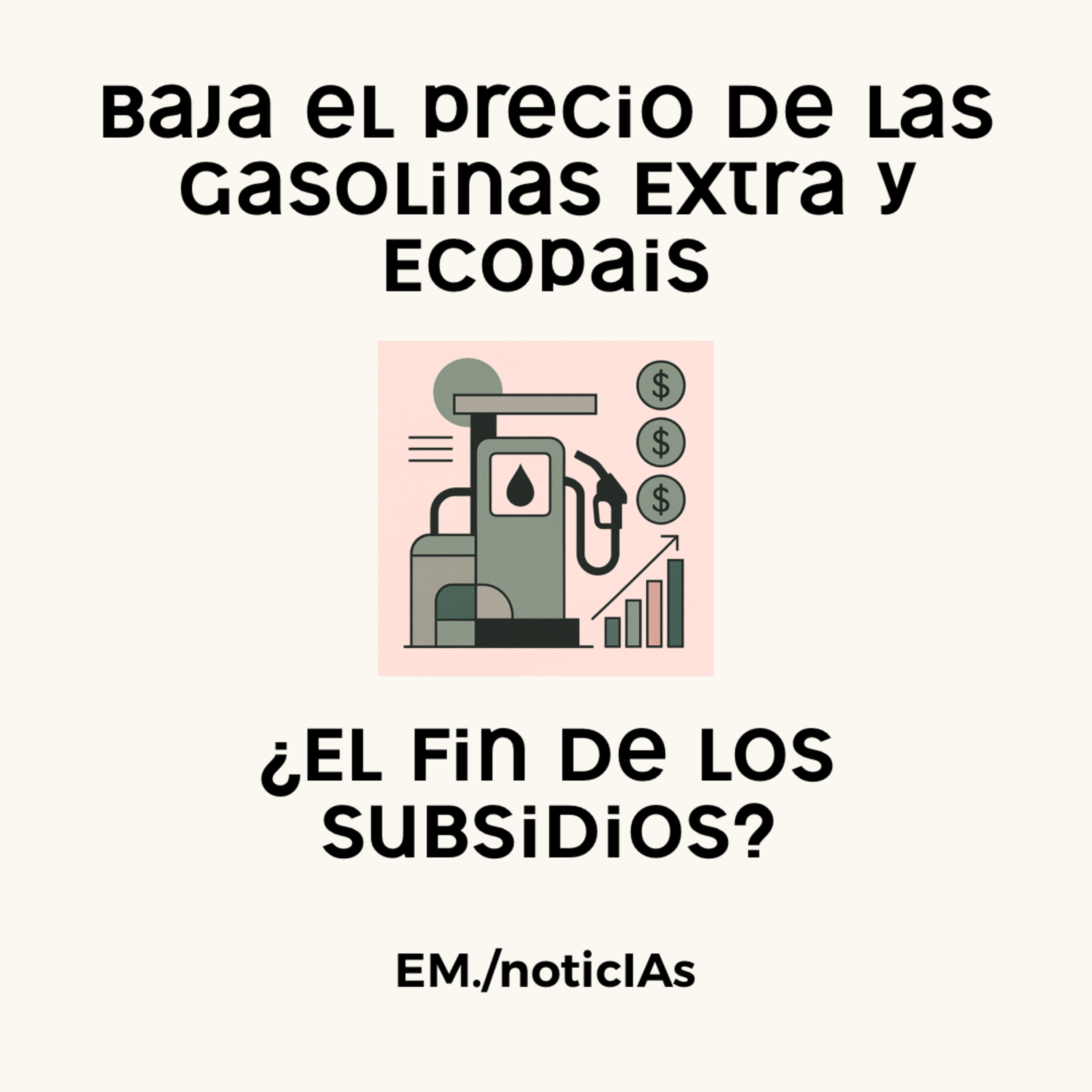 Fin del subsidio a las gasolinas extra y ecopaís en Ecuador