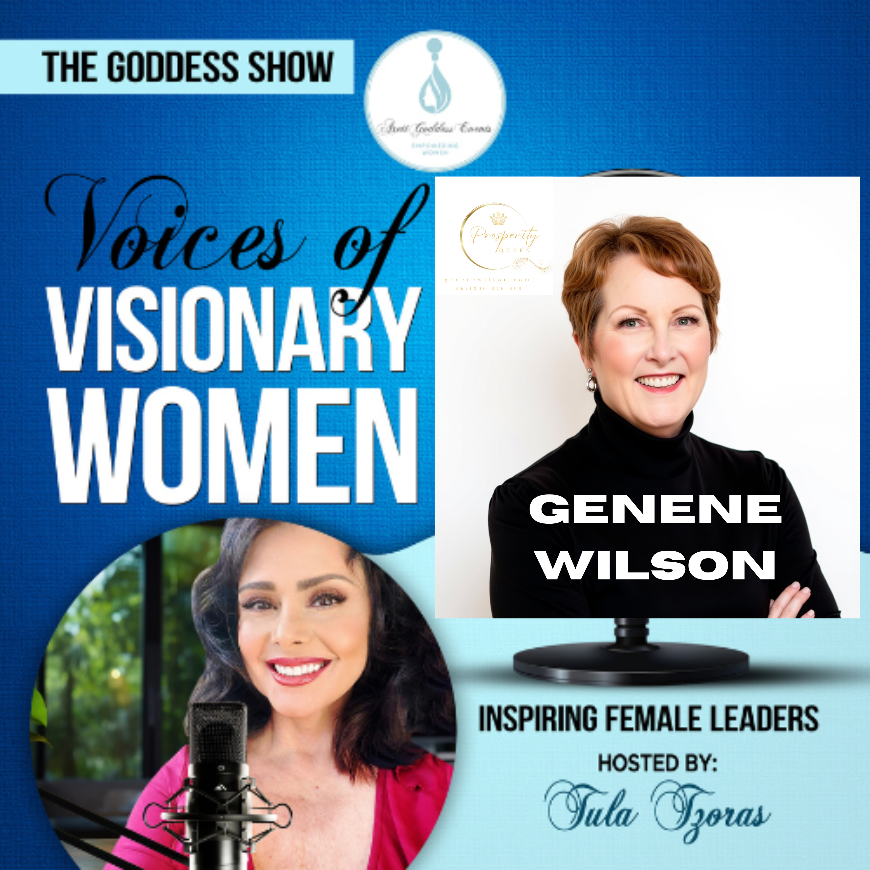 The Goddess Show Podcast, Voices of Visionary Women, Inspiring Female Leaders with GENENE WILSON episode artwork