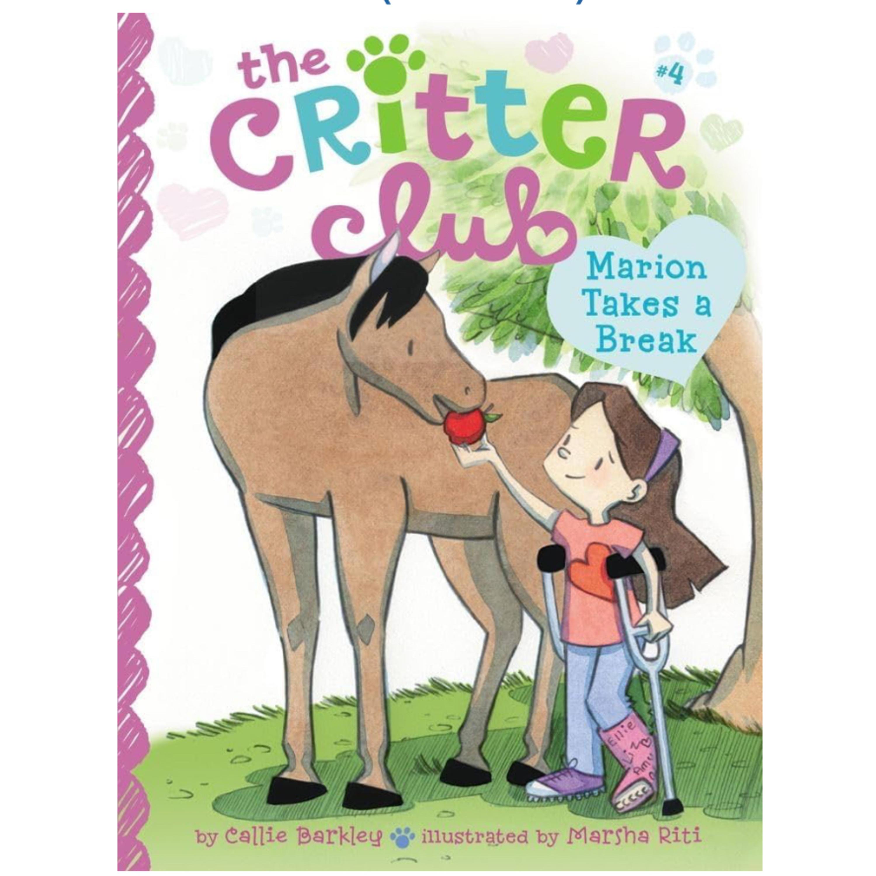 the critter club - marion takes a break