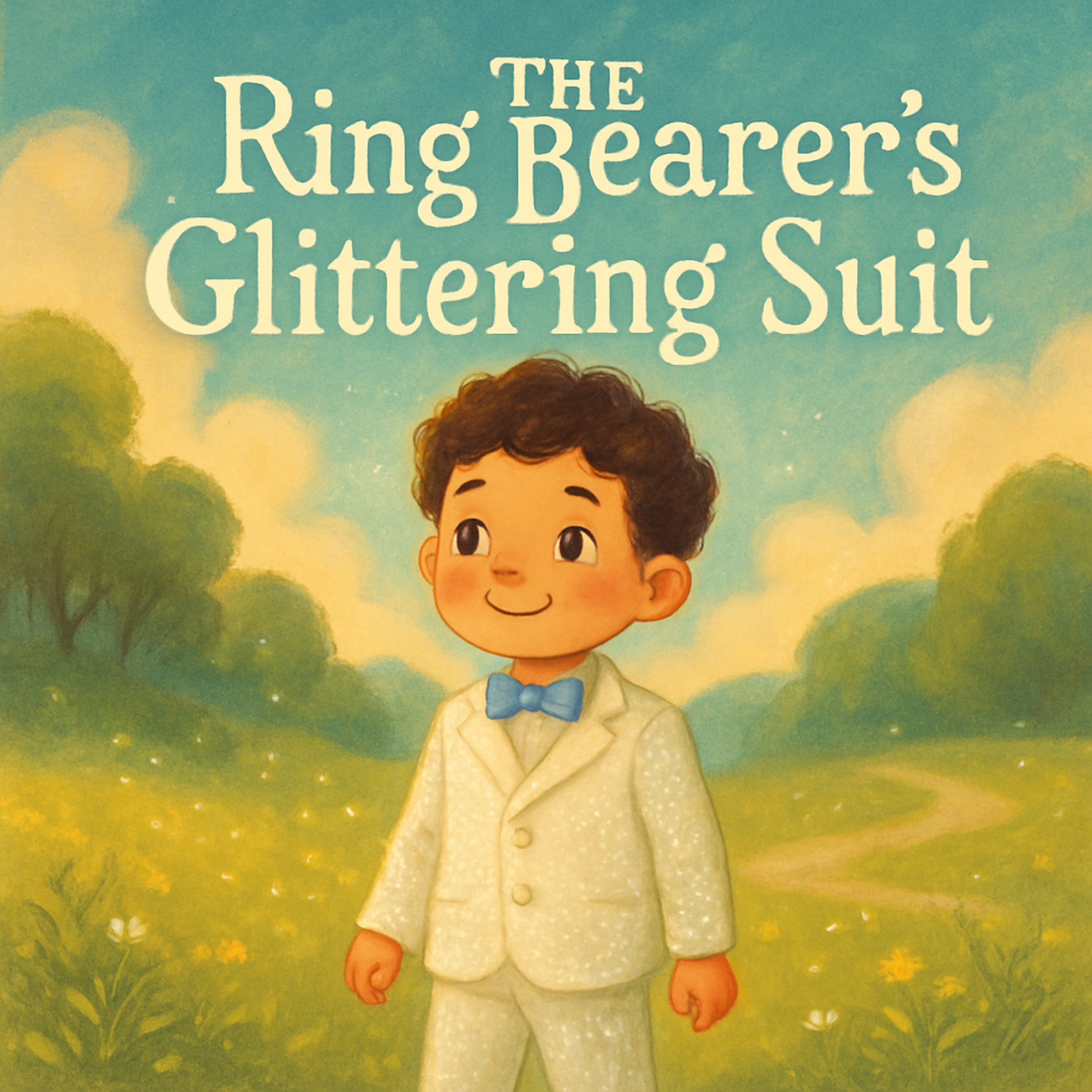 🕴🏼💍 the ring bearers glittering suit 💍🕴🏼