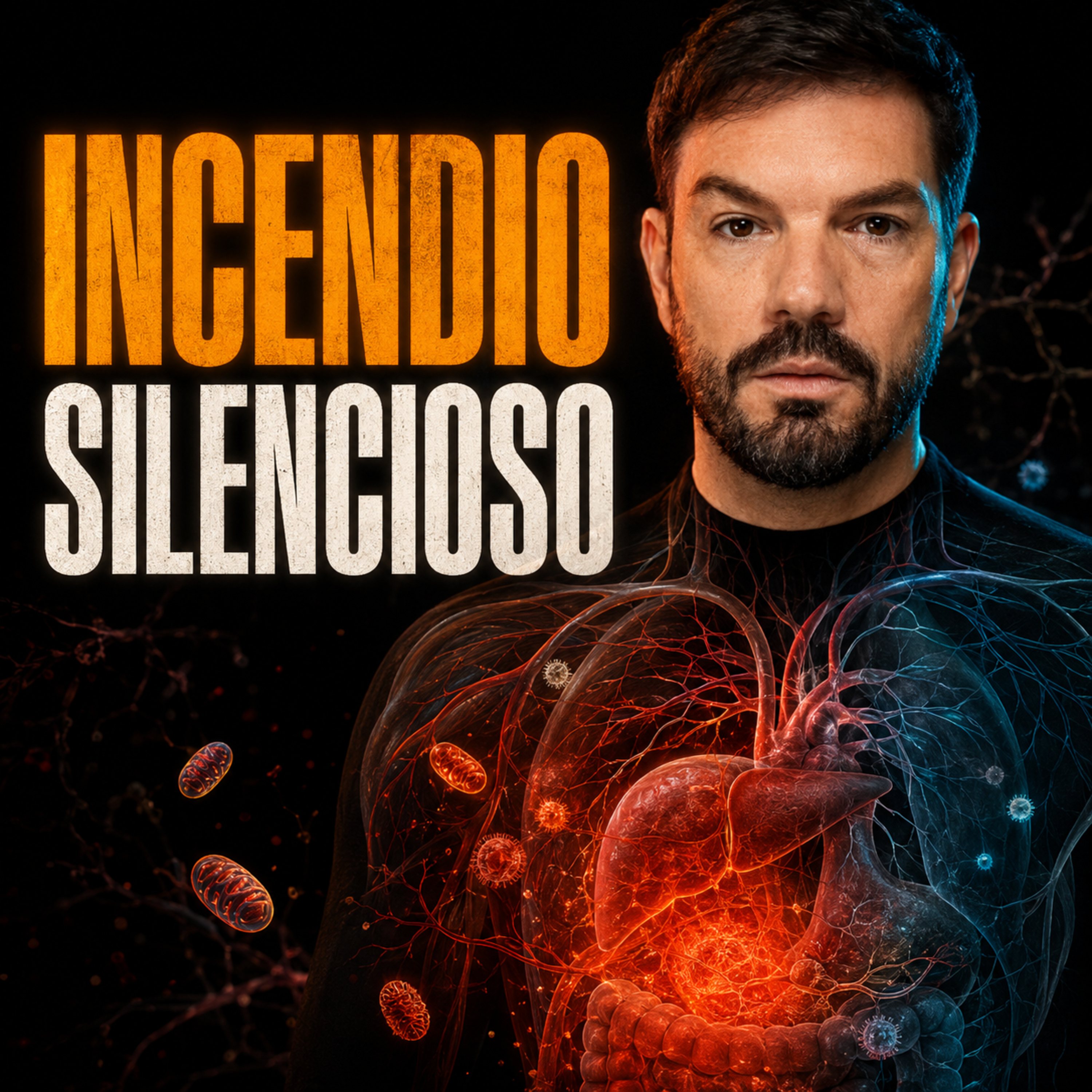 Portada del episodio «Inflamación Crónica: Cómo Apagar el Incendio Silencioso | Sueño, Estrés y Metabolismo» del podcast Secretos del Cuerpo
