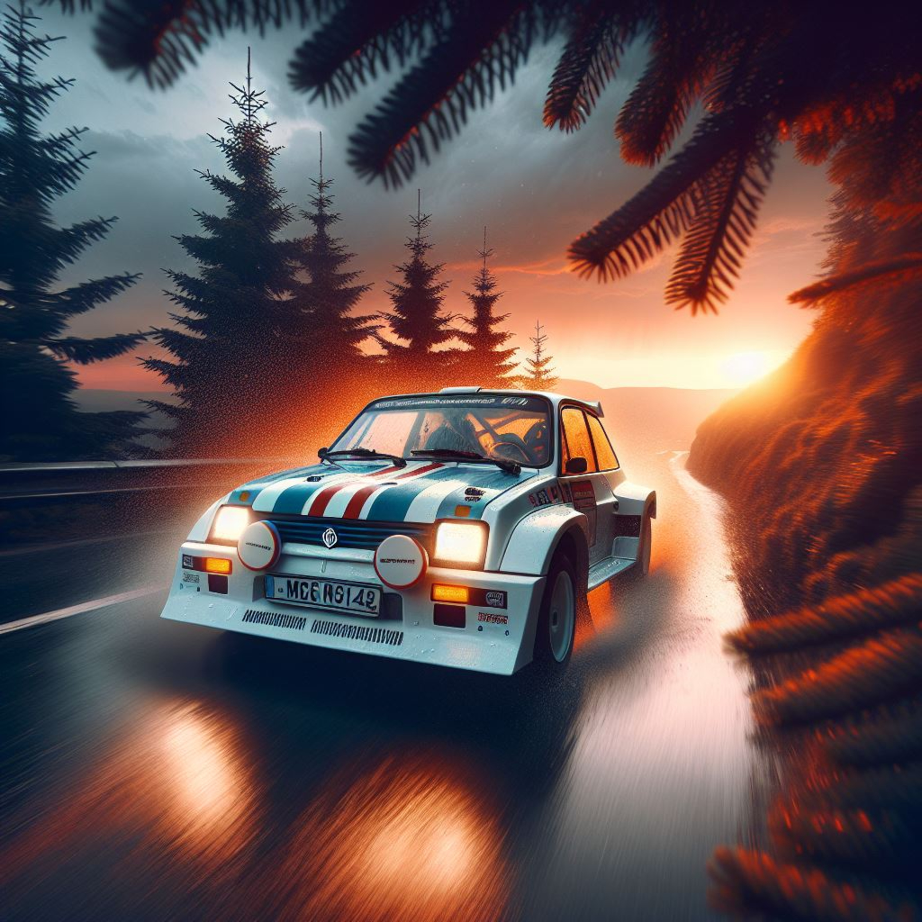 La MG Metro 6R4 : Une icône du rallye Groupe B 🇬🇧