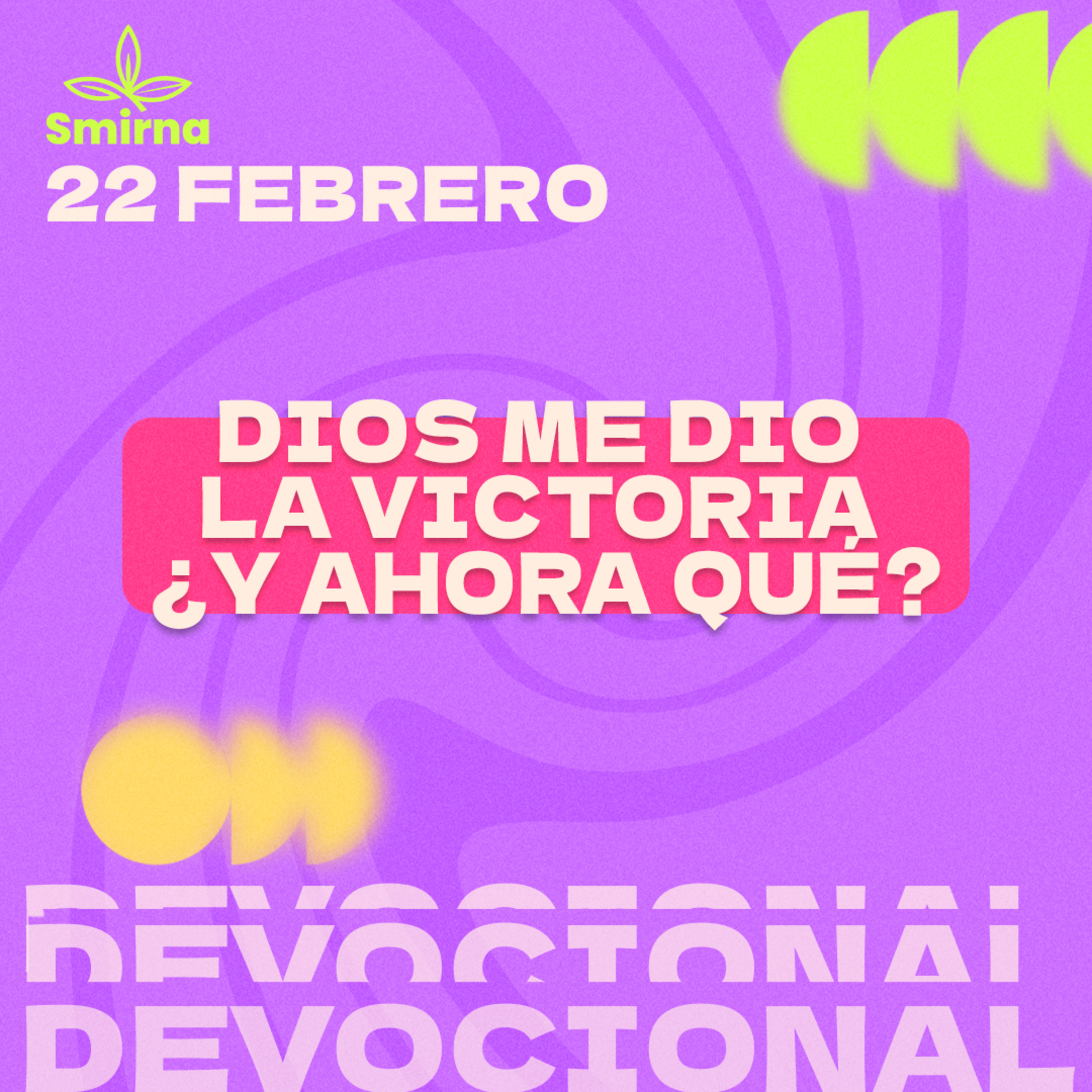 Devocional Diario Smirna