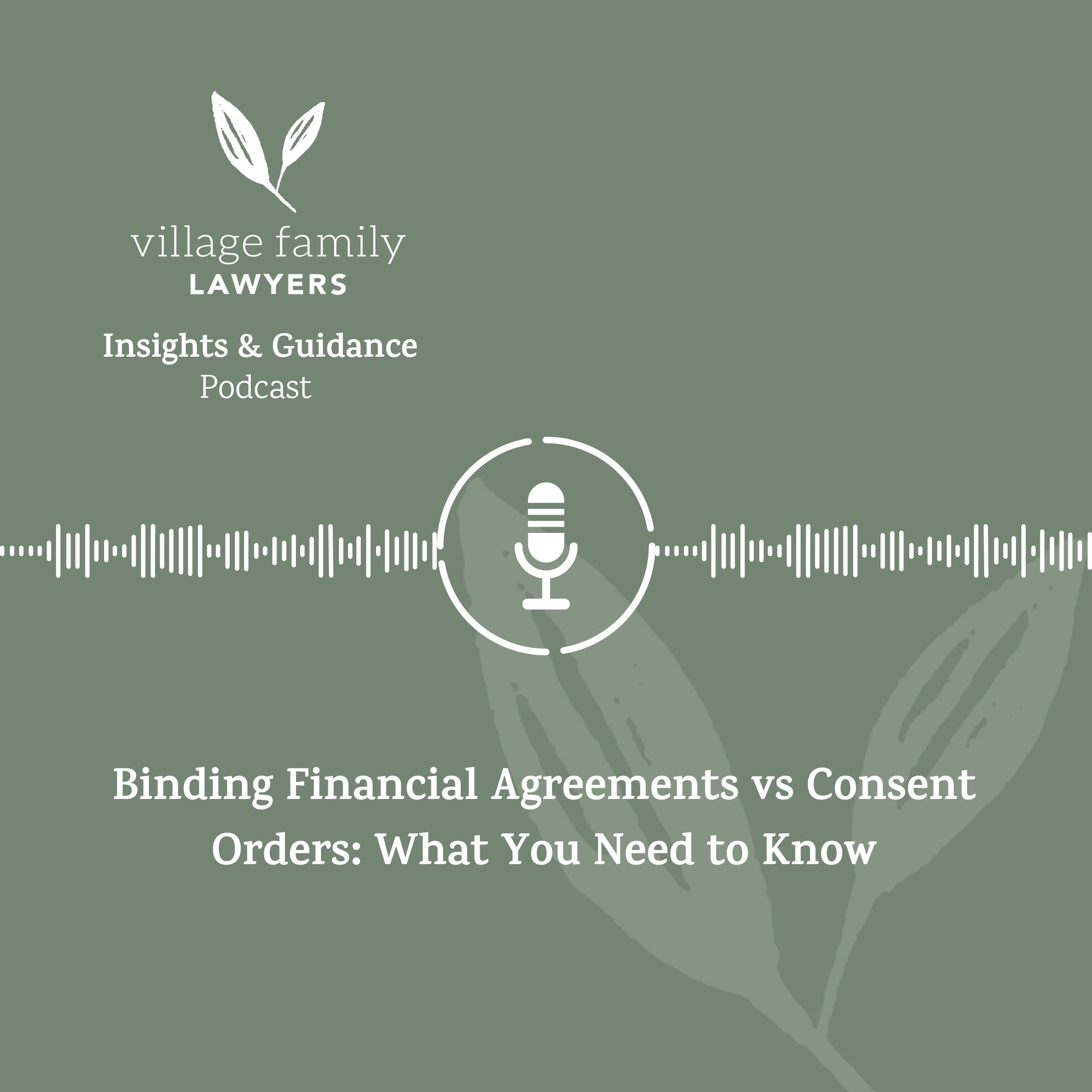 Binding Financial Agreements vs Consent Orders: Protecting Your Future After Separation episode artwork