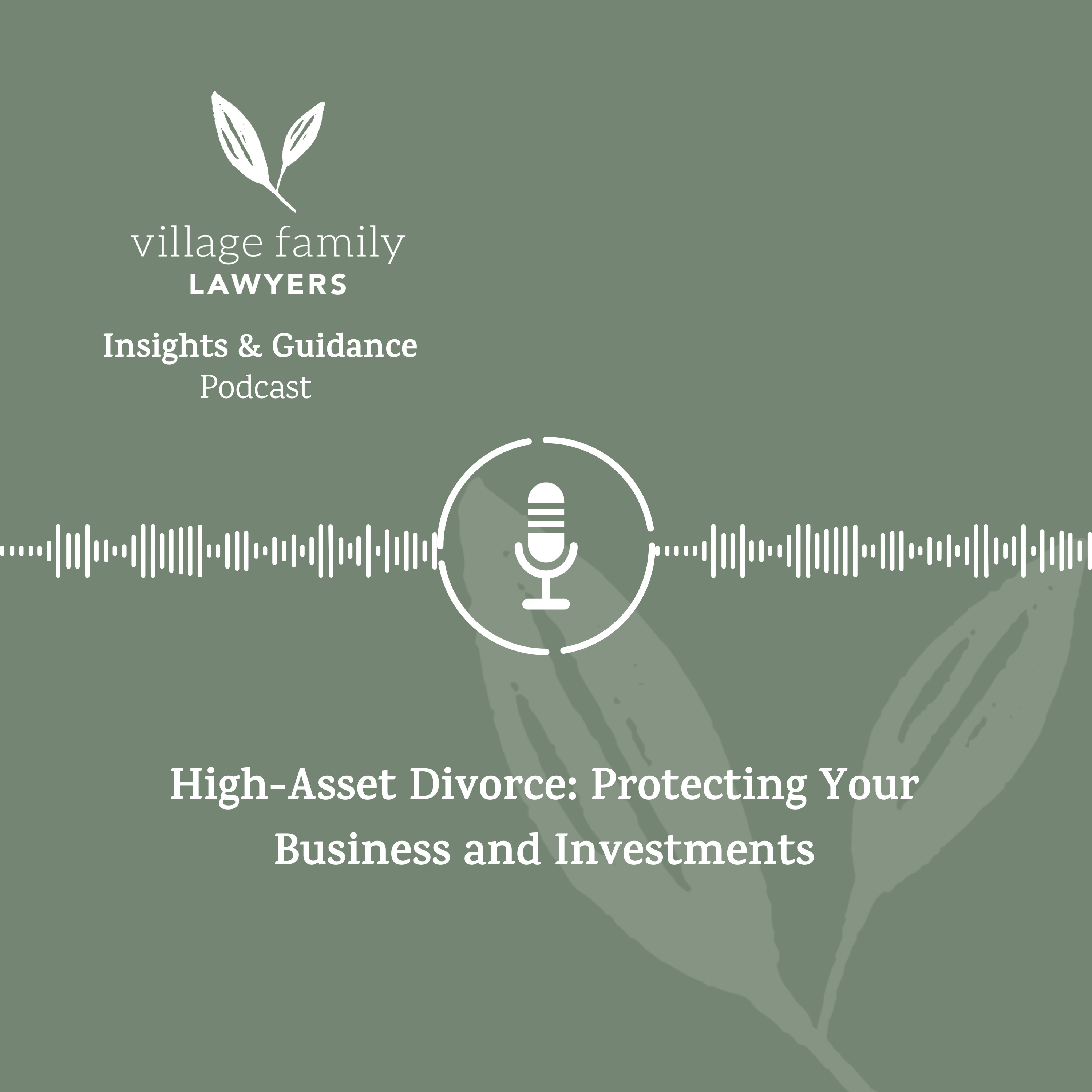 High-Asset Divorce: How to Protect Your Business, Trusts, and Investments episode artwork
