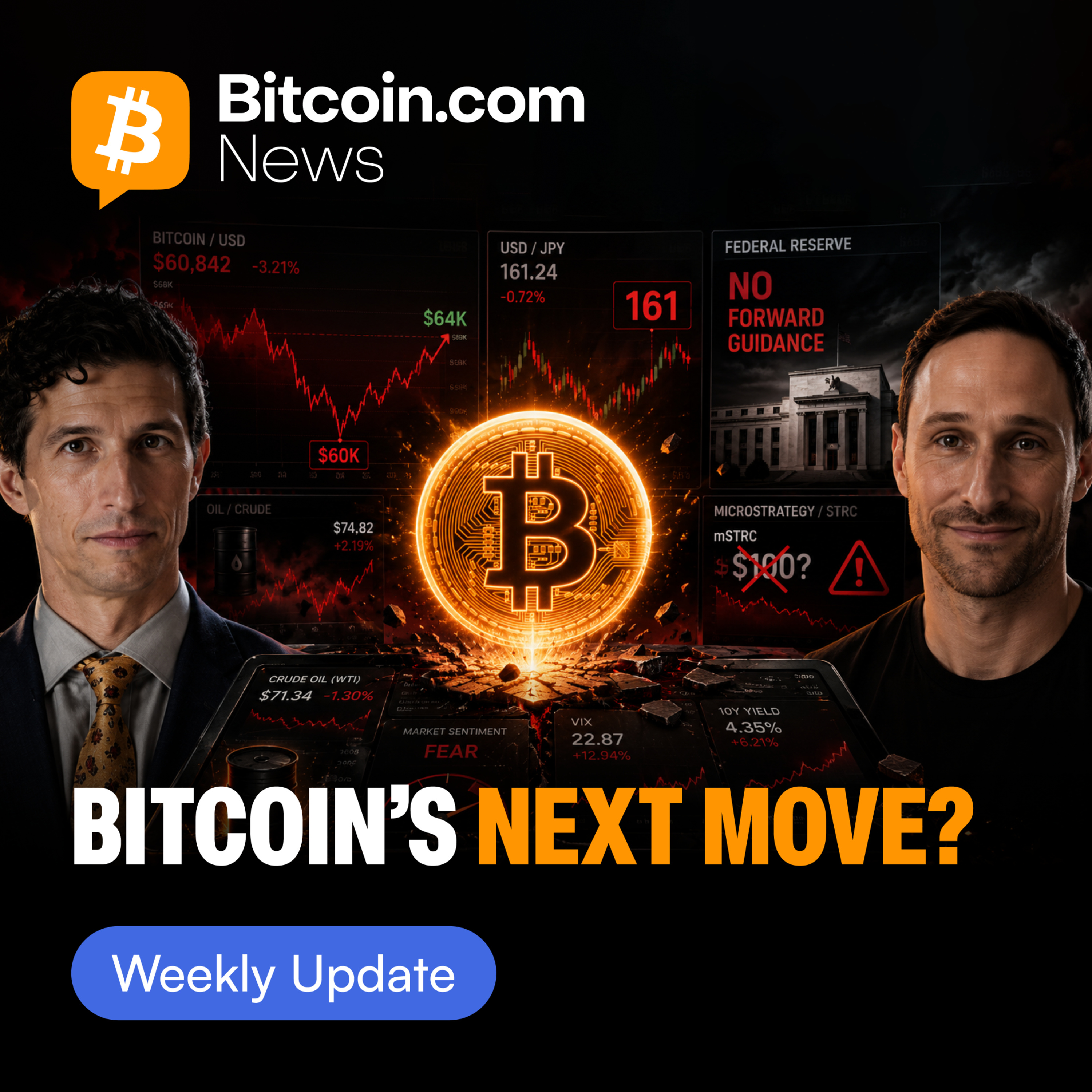 Bitcoin Rebounds, Fed Volatility Returns, and MicroStrategy Faces STRC Pressure
