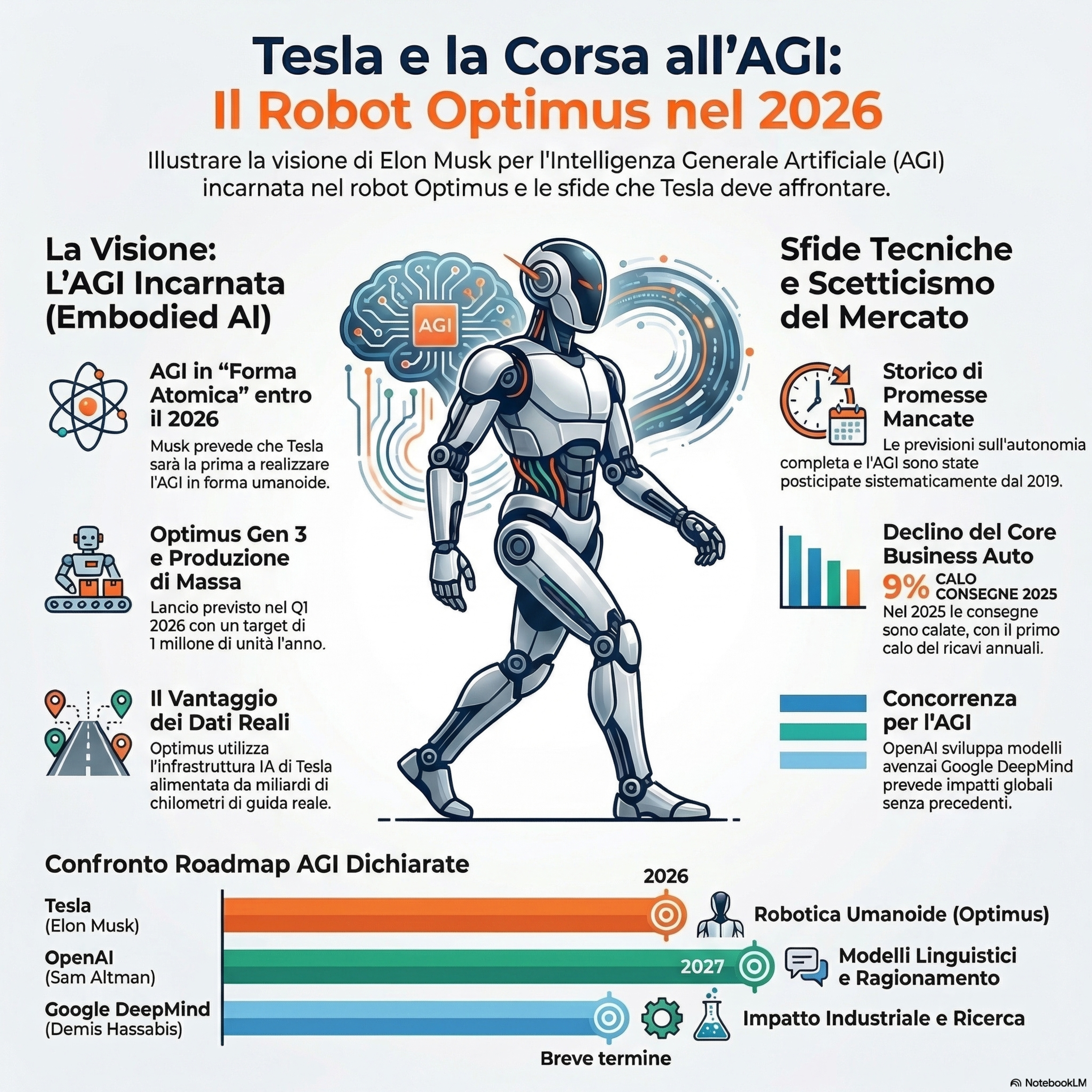 Musk: Tesla farà AGI nel 2026 – Optimus sarà il primo robot 'pensante' al mondo! episode artwork