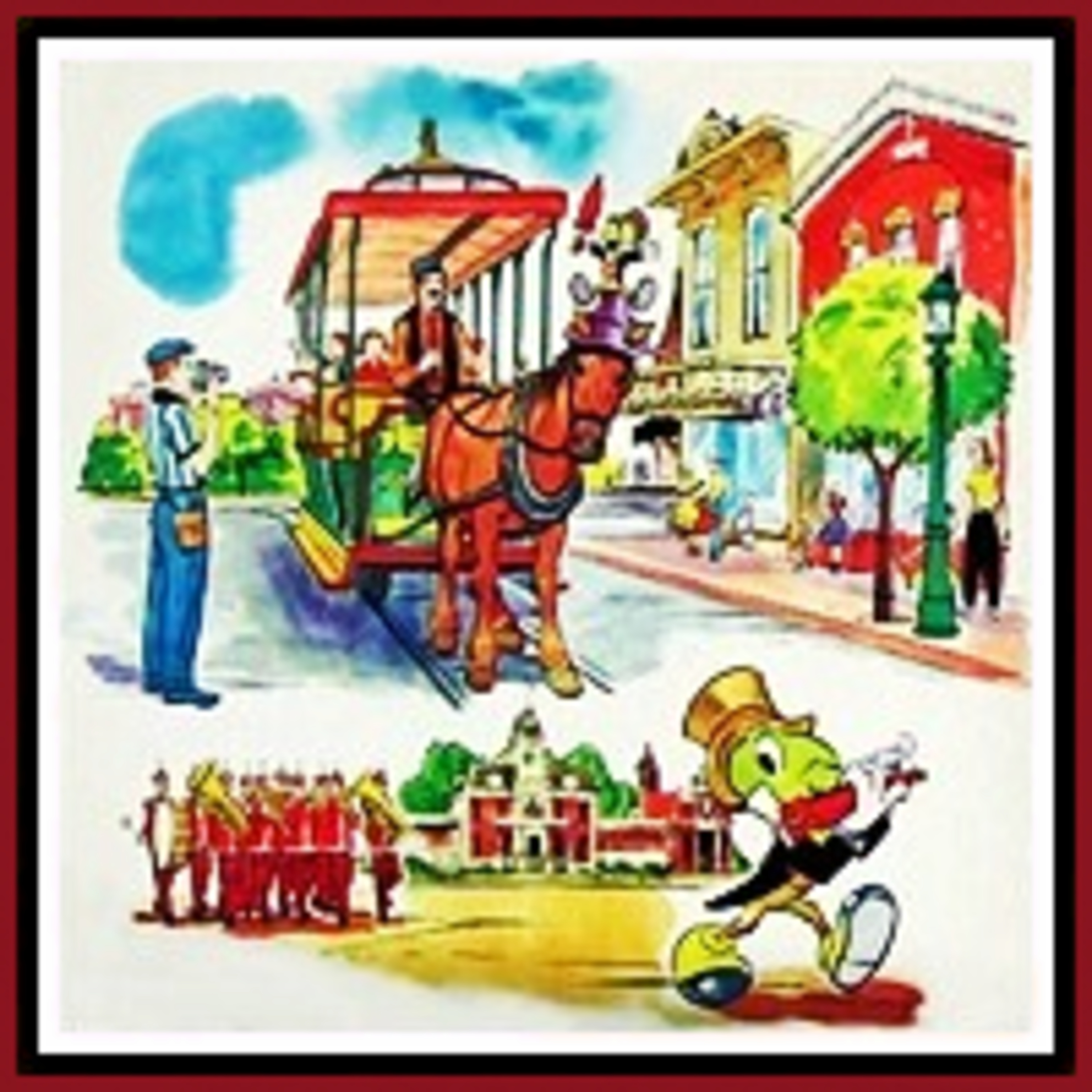 A Day at Disneyland - A Horse Car Ride Down Main Street USA episode artwork