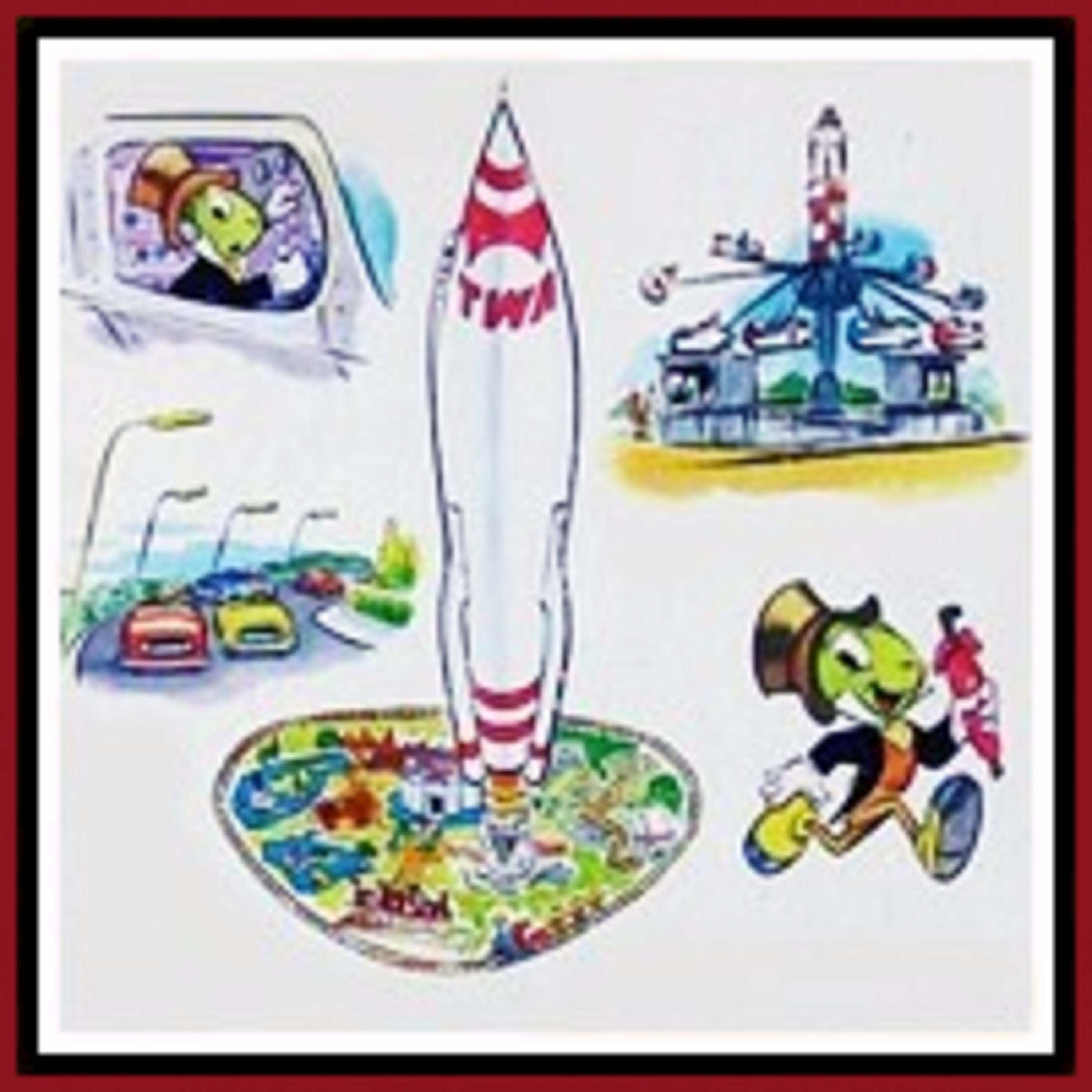 A Day at Disneyland - A Space Ship Visit to Tomorrowland episode artwork