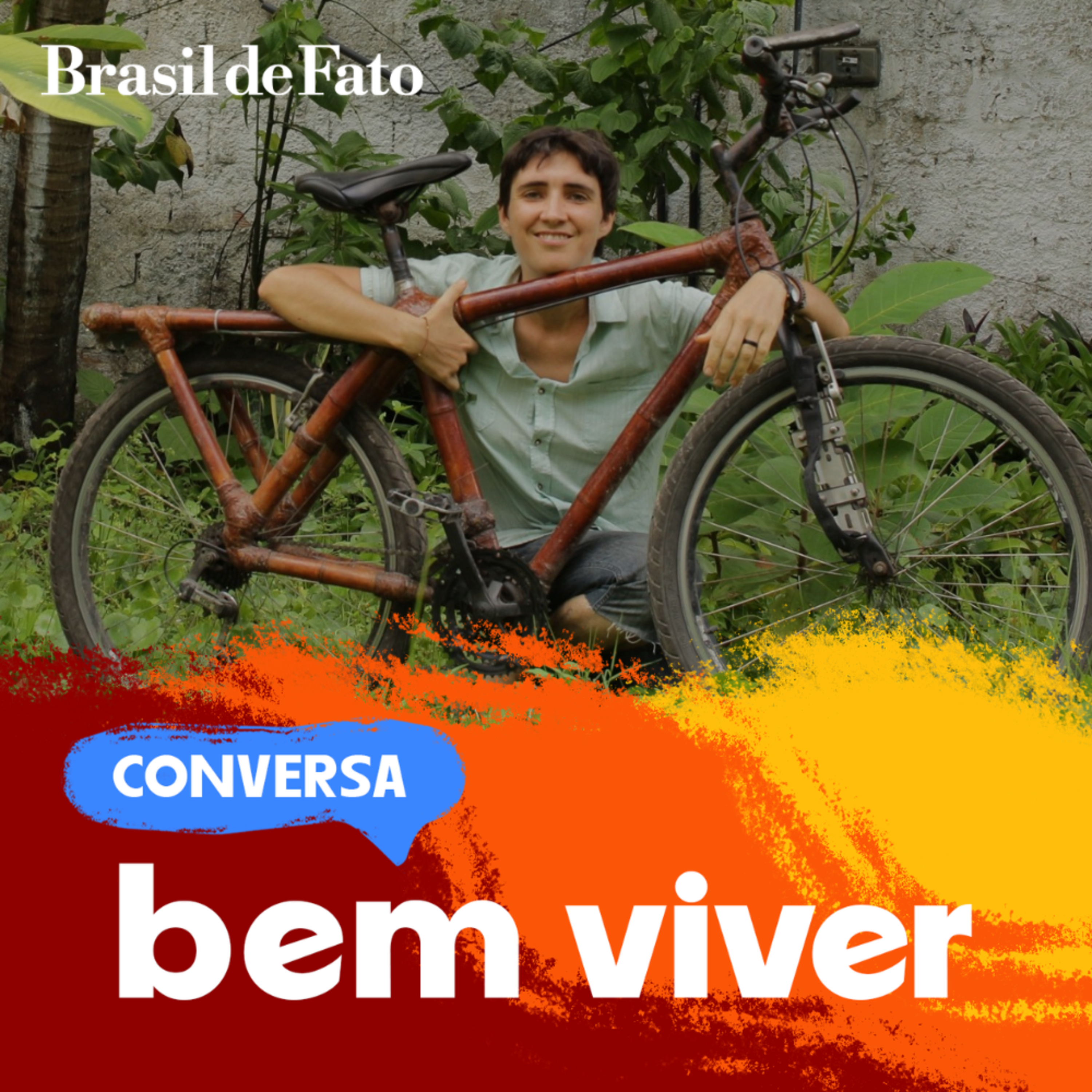 Uma bike de bambu na estrada do Nordeste
