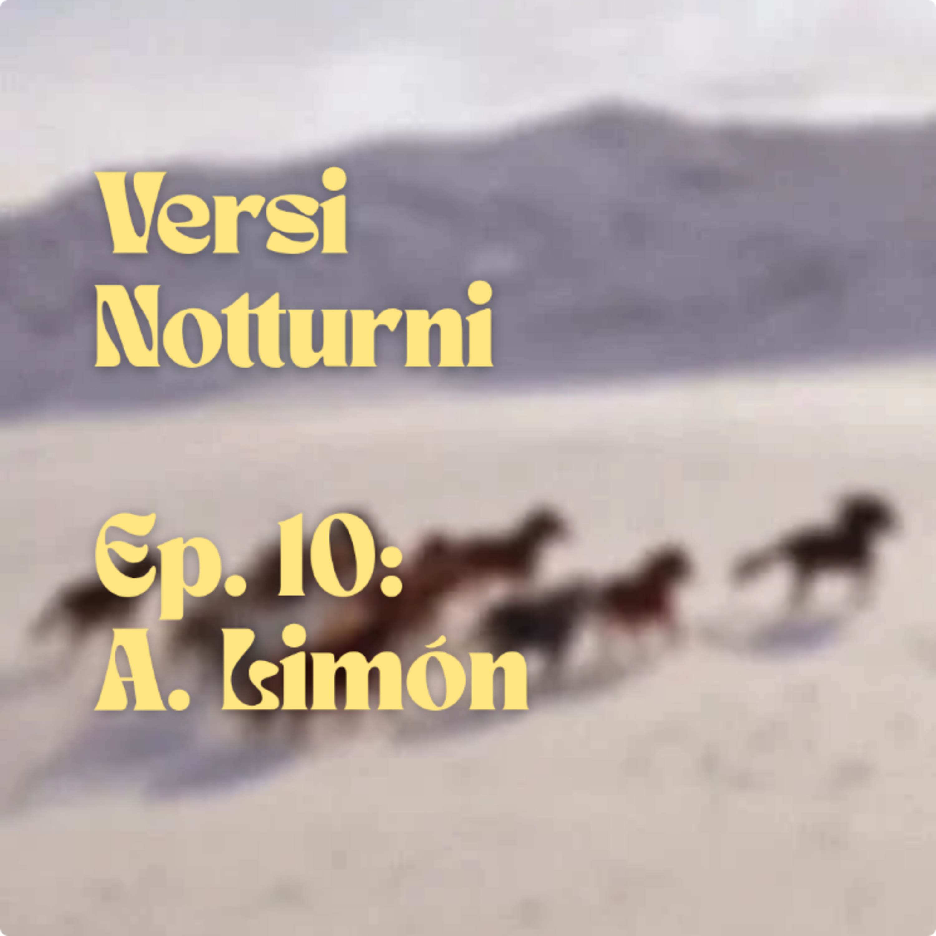 Versi Notturni | Ep. 10: A. Limón episode artwork