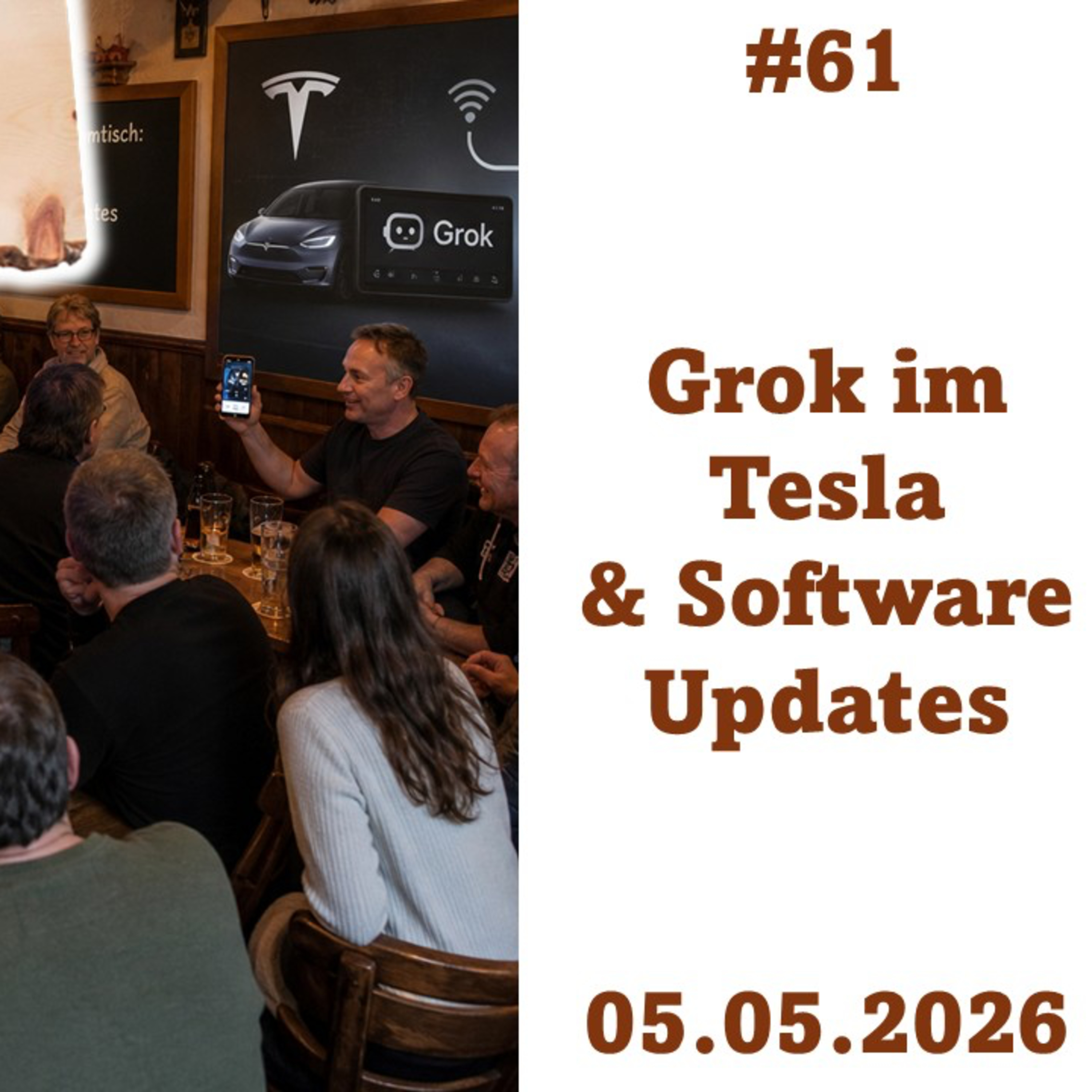 2026-05-05 Tesla Stammtisch #61: Grok im Tesla & Software Updates episode artwork