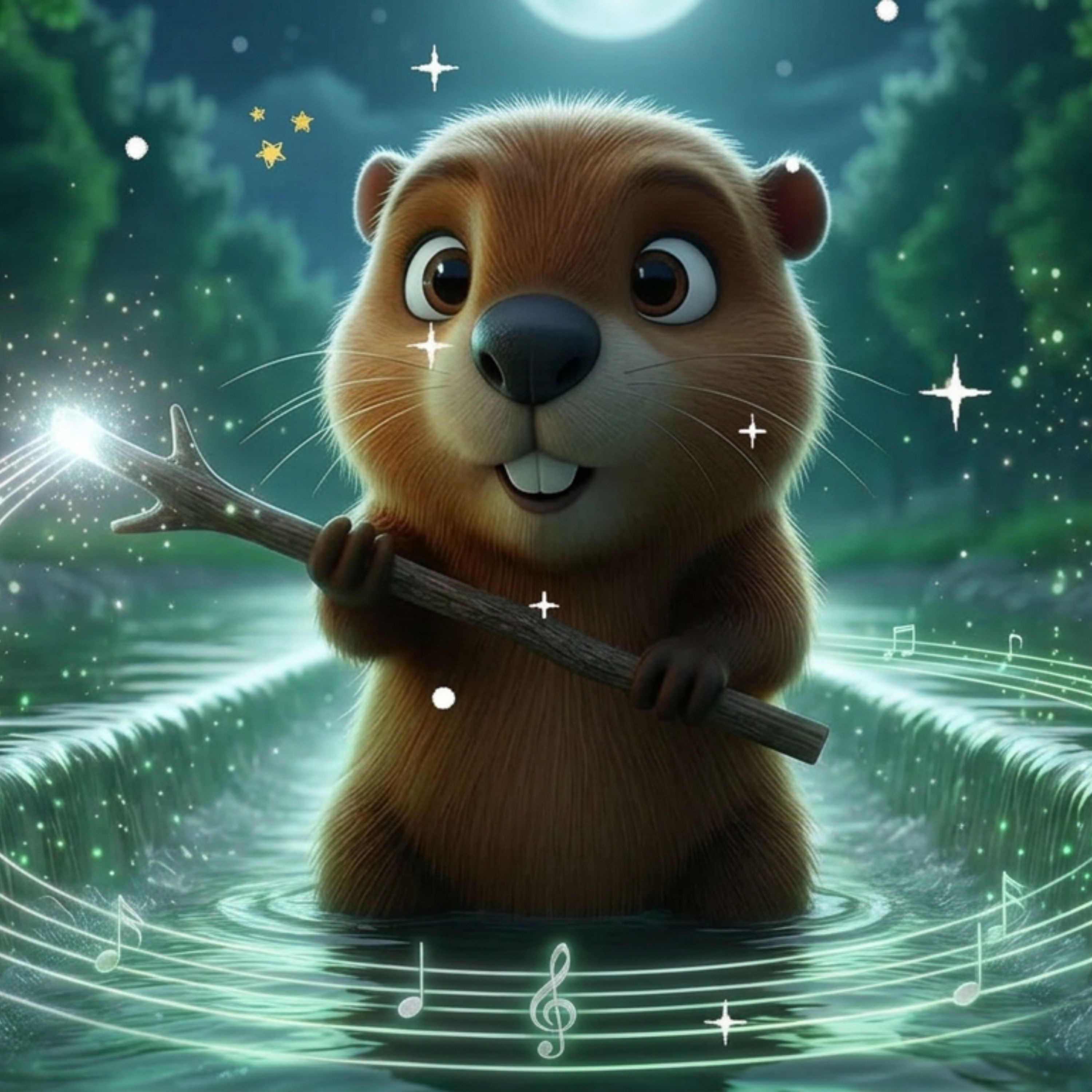 Musical Bedtime Story — The Beaver Who Opened the River episode artwork