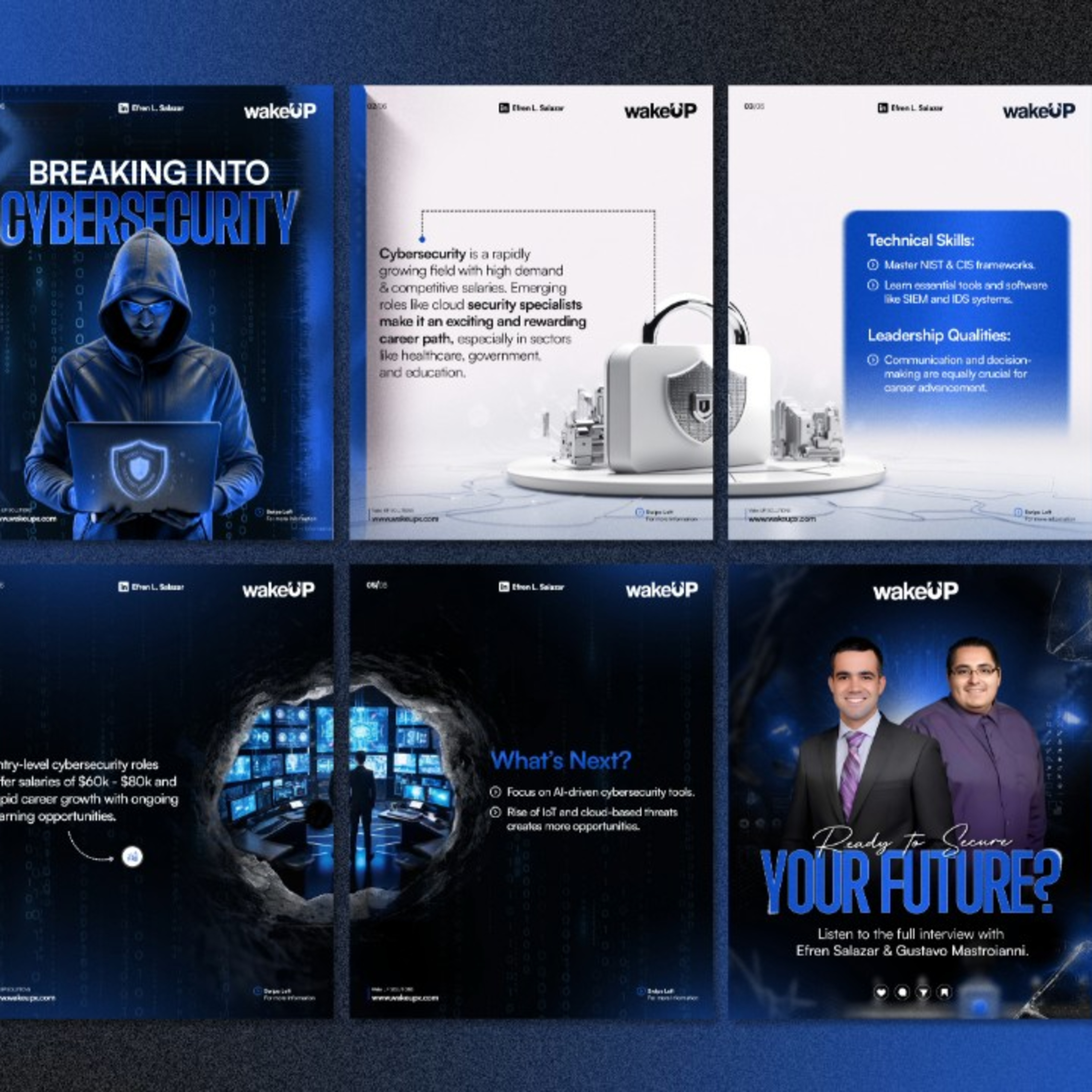 Breaking Into Cybersecurity with Gustavo Mastroianni⁠ & Efren L. Salazar