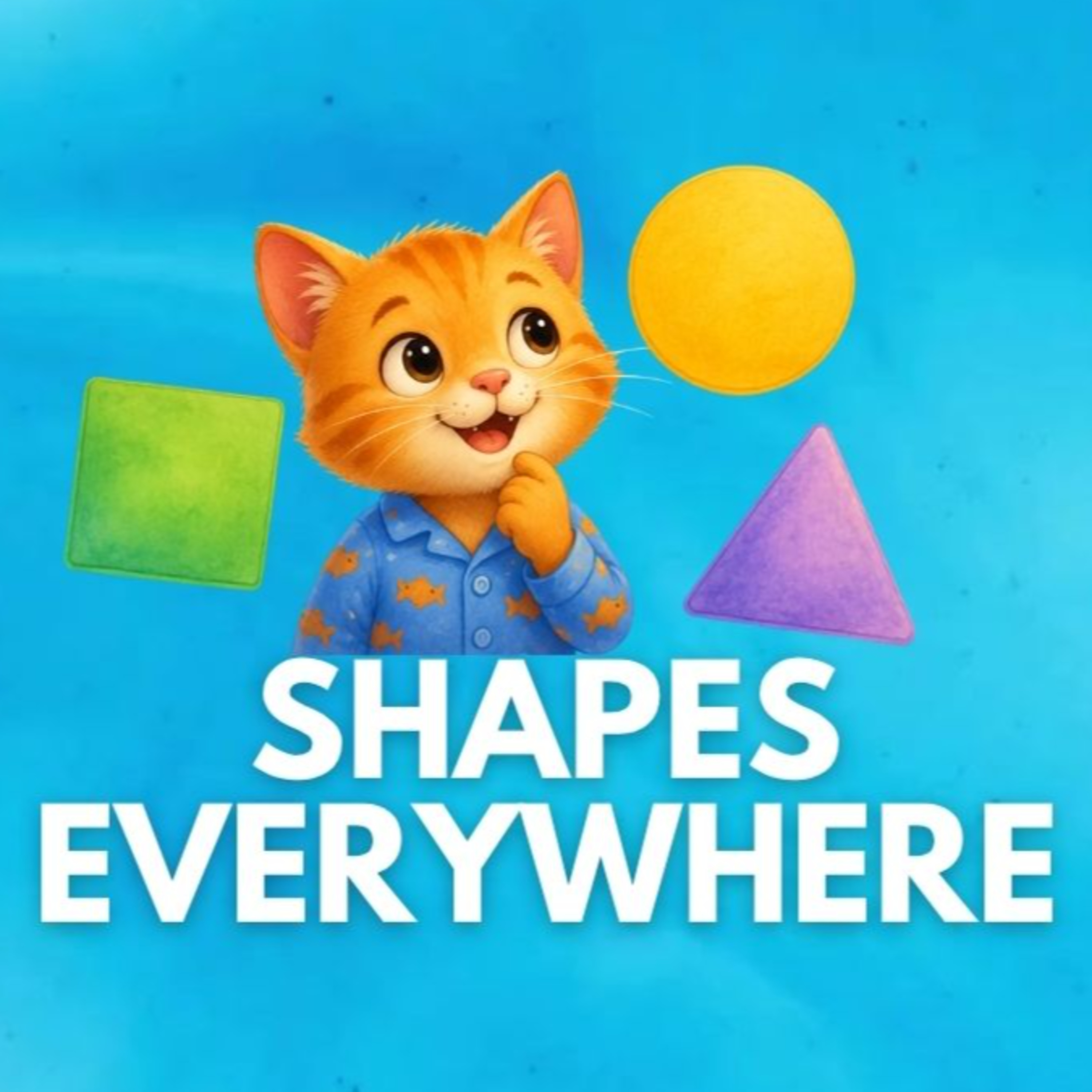 SHAPES EVERYWHERE! - A Bedtime Rhyme for Kids! episode artwork