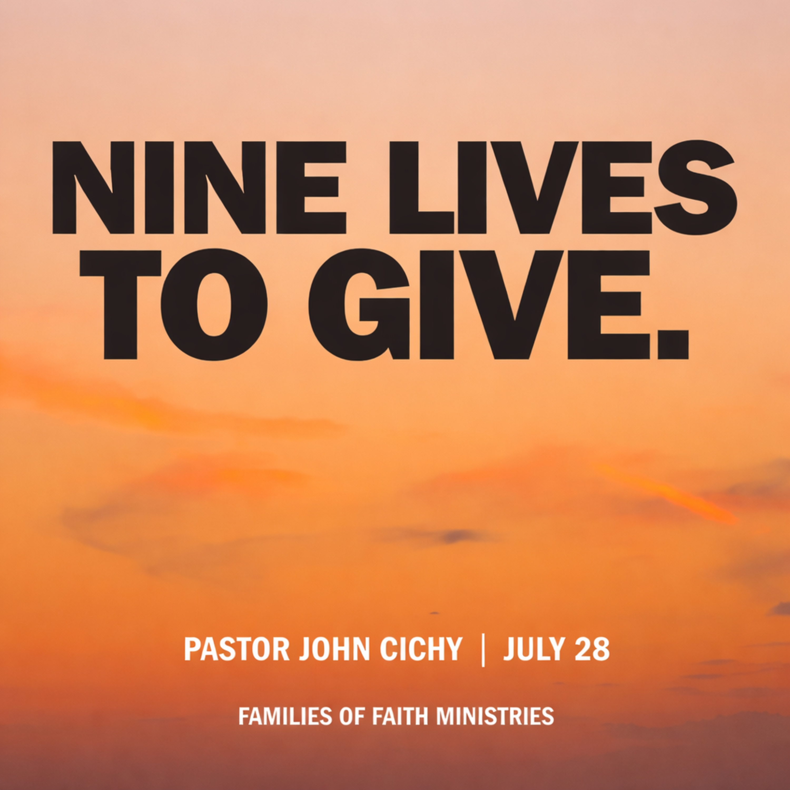 Nine Lives to Give episode artwork