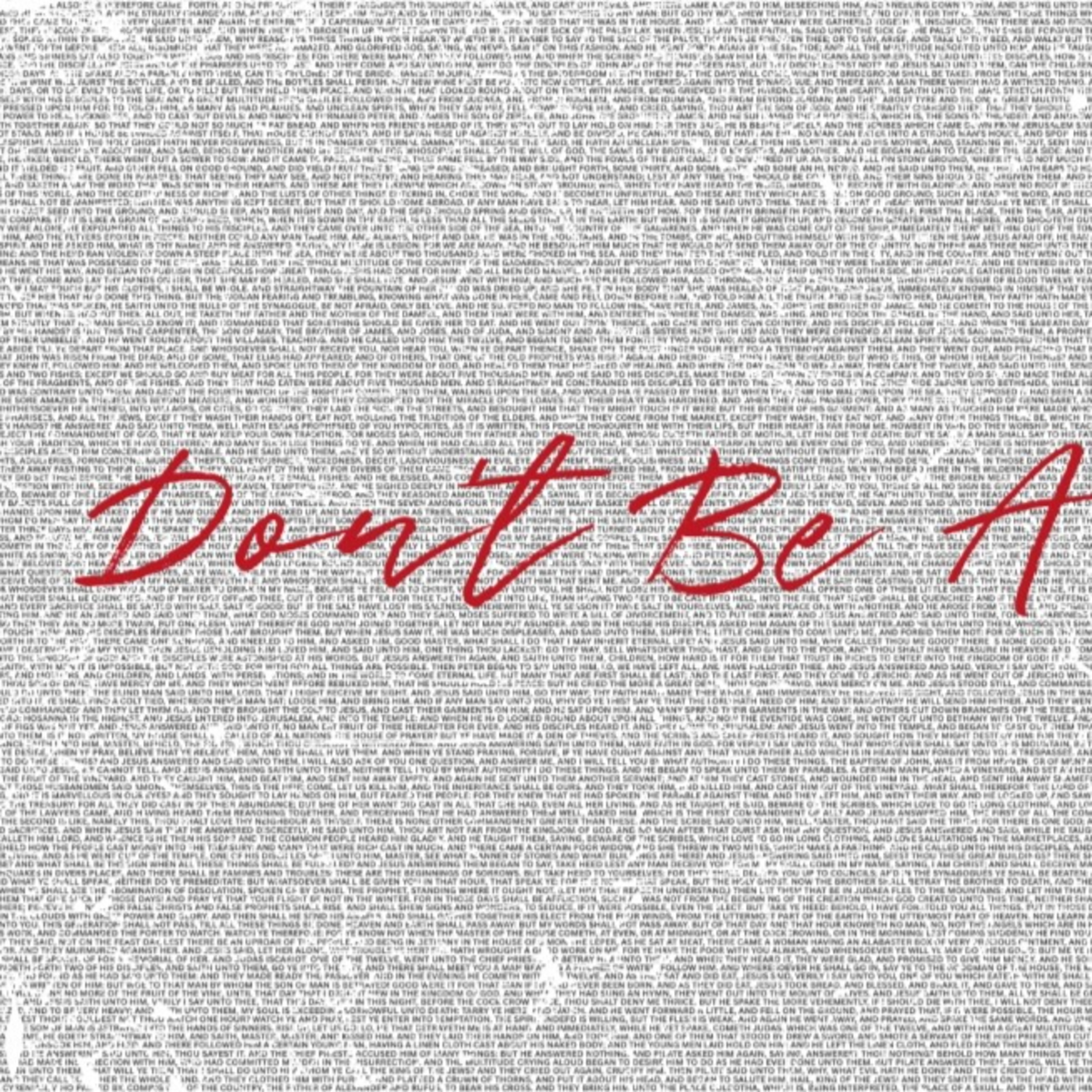 Don't Be A Pharisee episode artwork