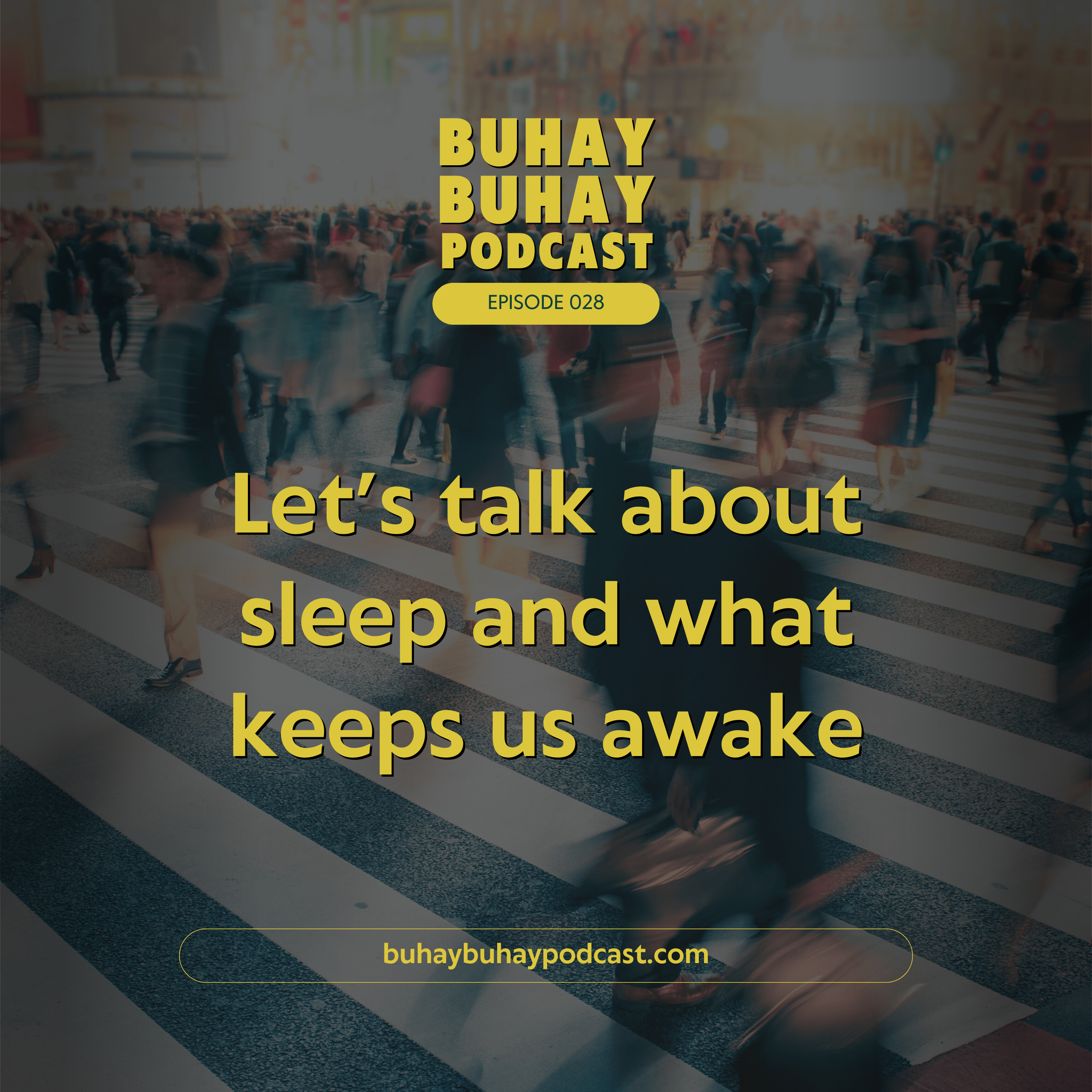 Let’s talk about sleep and what keeps us awake episode artwork