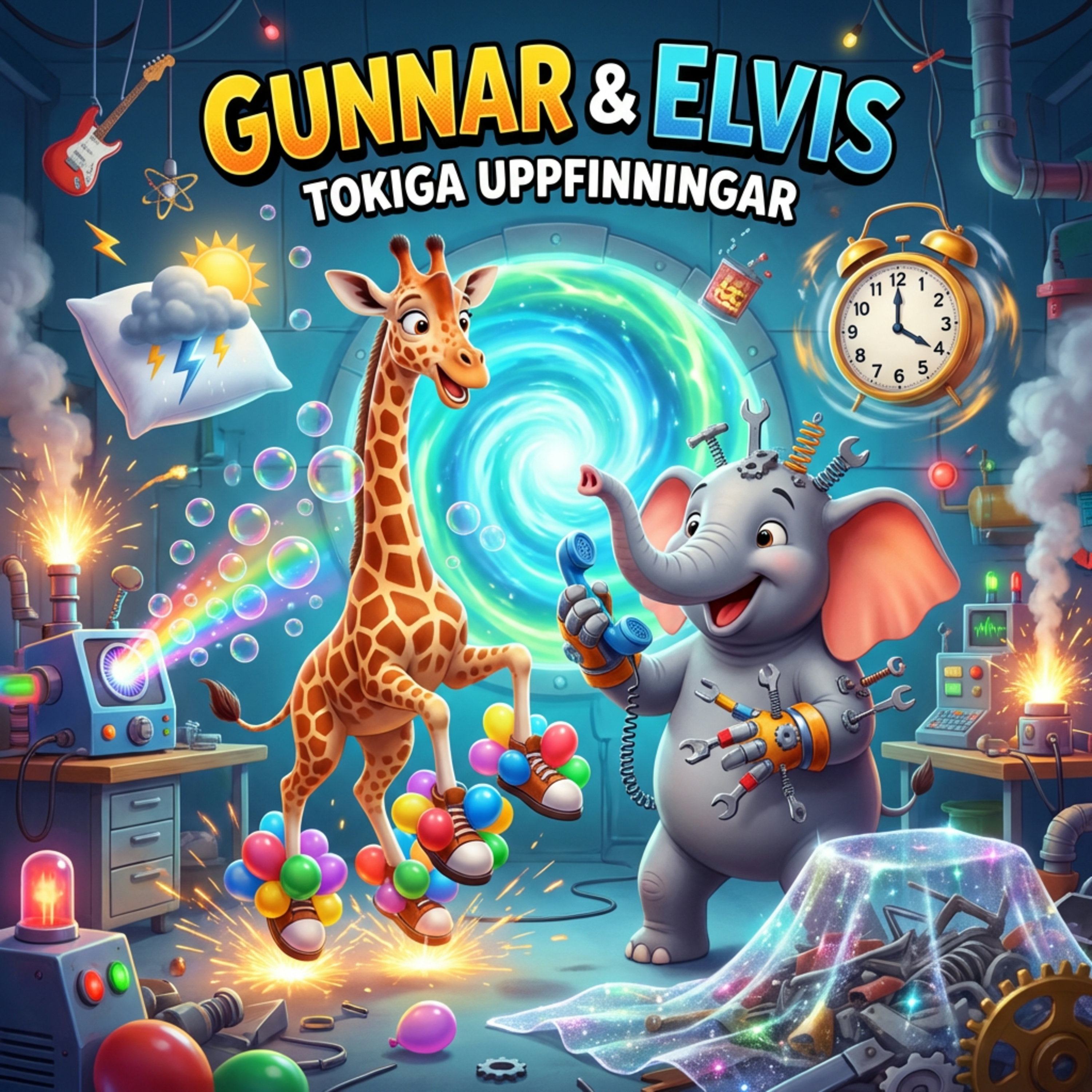 51. Tokiga Uppfinningar med Gunnar & Elvis – Tidssnurran