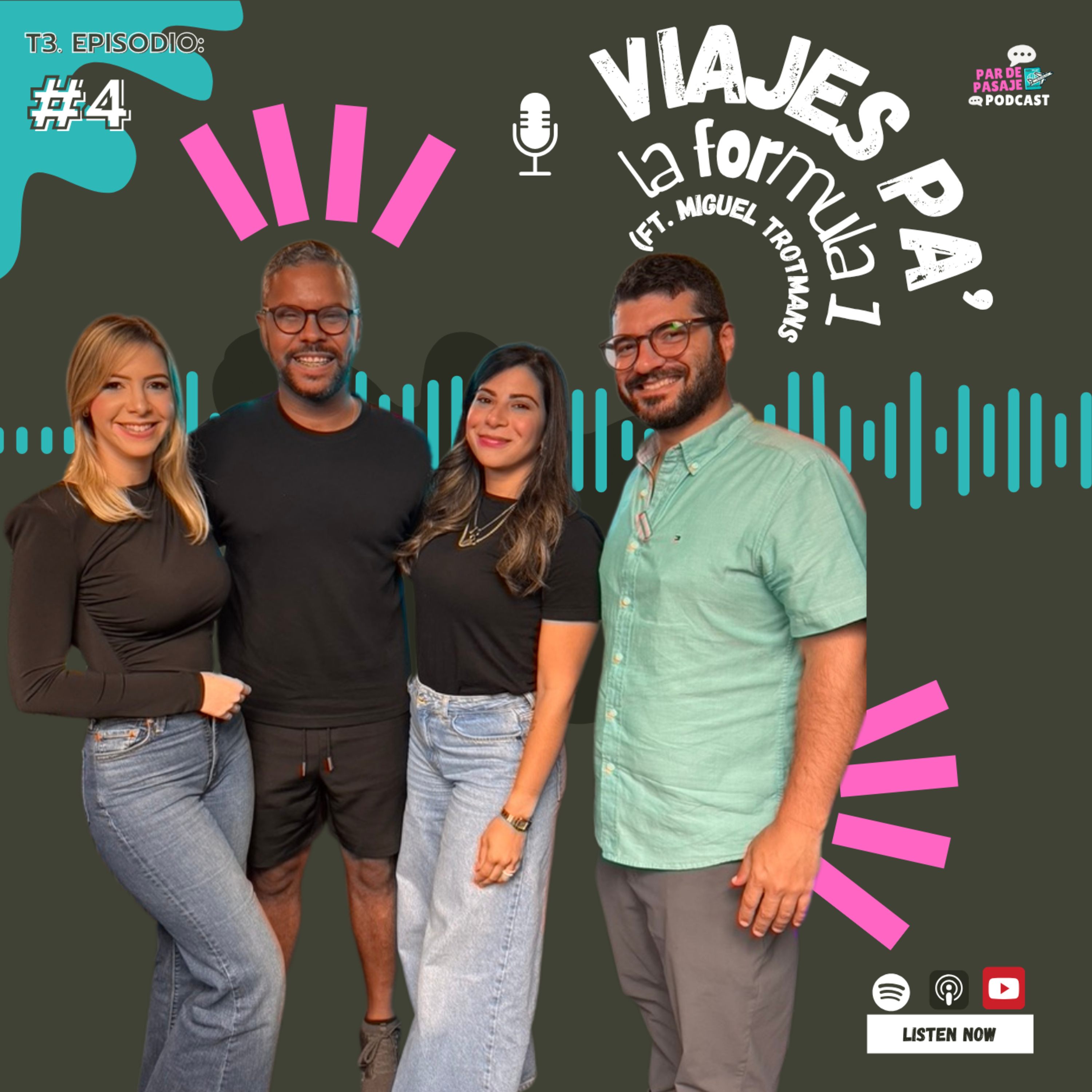 T3. EPISODIO #4: Viaje pa' la formula 1 (ft. Miguel Trotmans) episode artwork