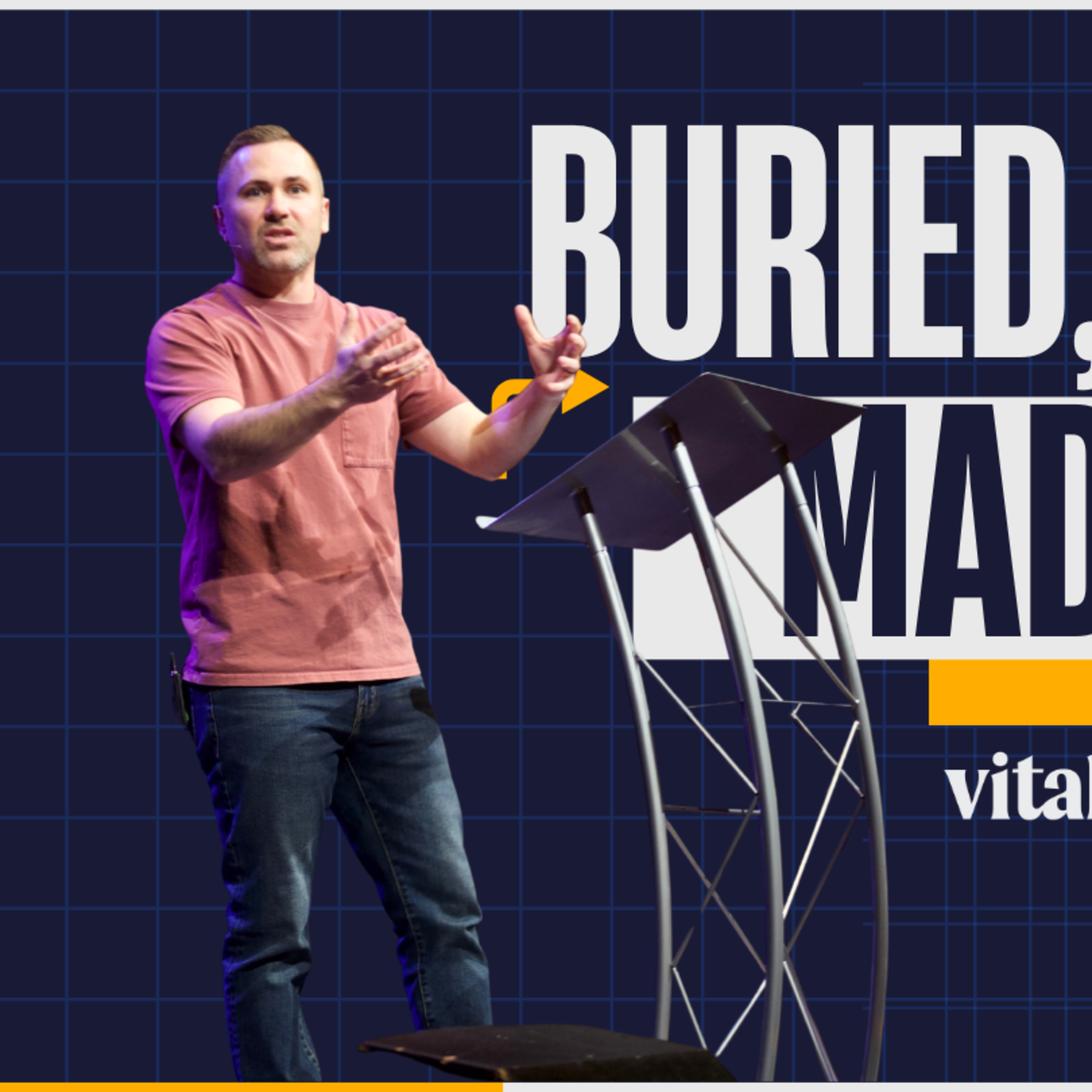 Buried, Raised & Made New // Baptism Sunday // Pastor Mike Caple // Vital Church // 02.22.26 episode artwork