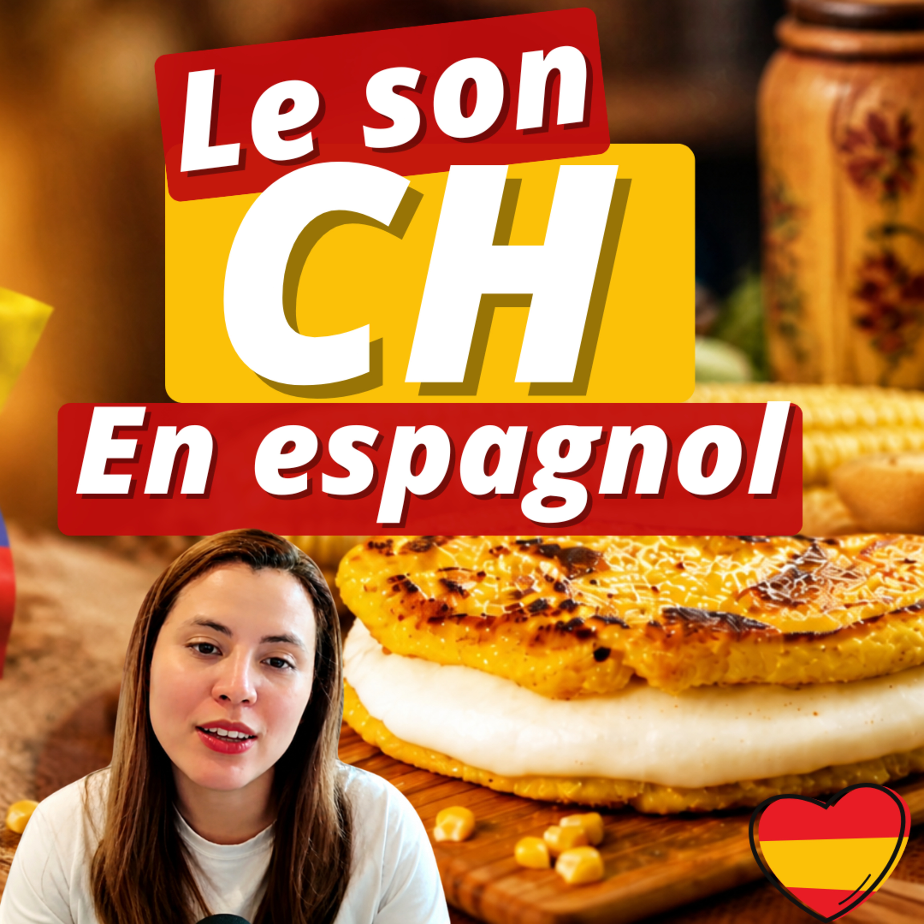 E155 Dictée espagnole : pratiquer le son CH en espagnol | Niveau A2 episode artwork