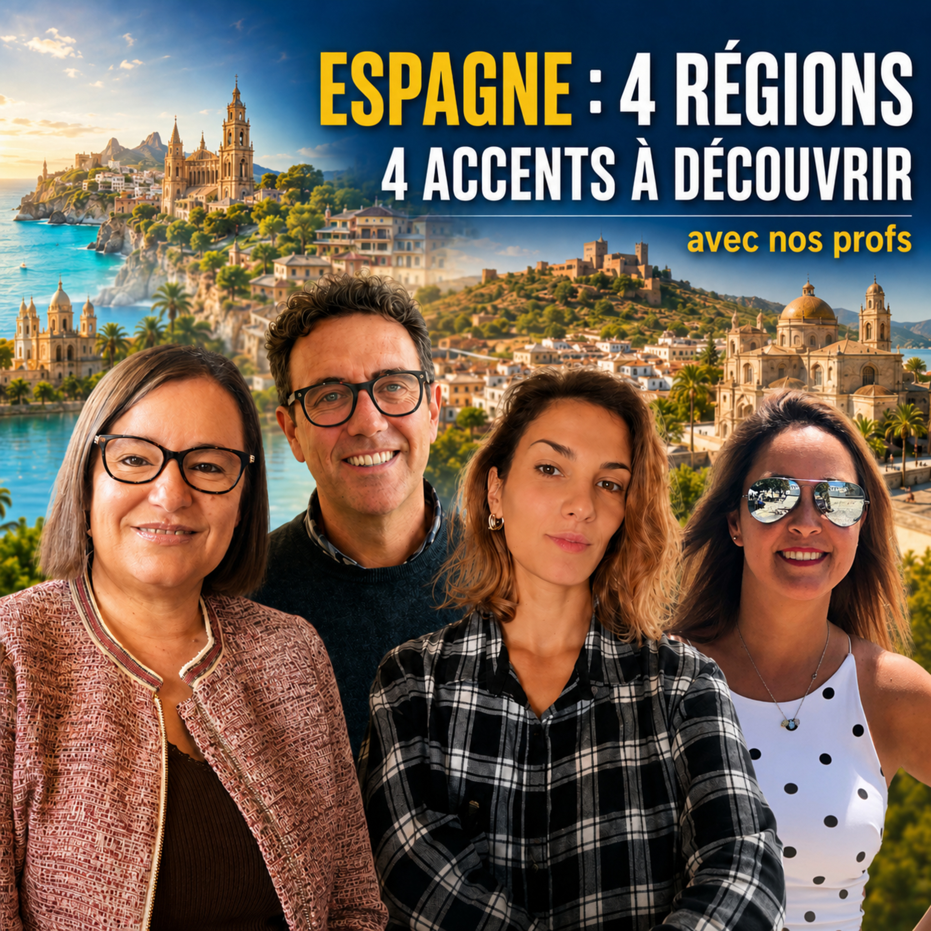 E160 Découvrir l'Espagne : 4 régions, 4 accents et les conseils de nos professeurs d'espagnol