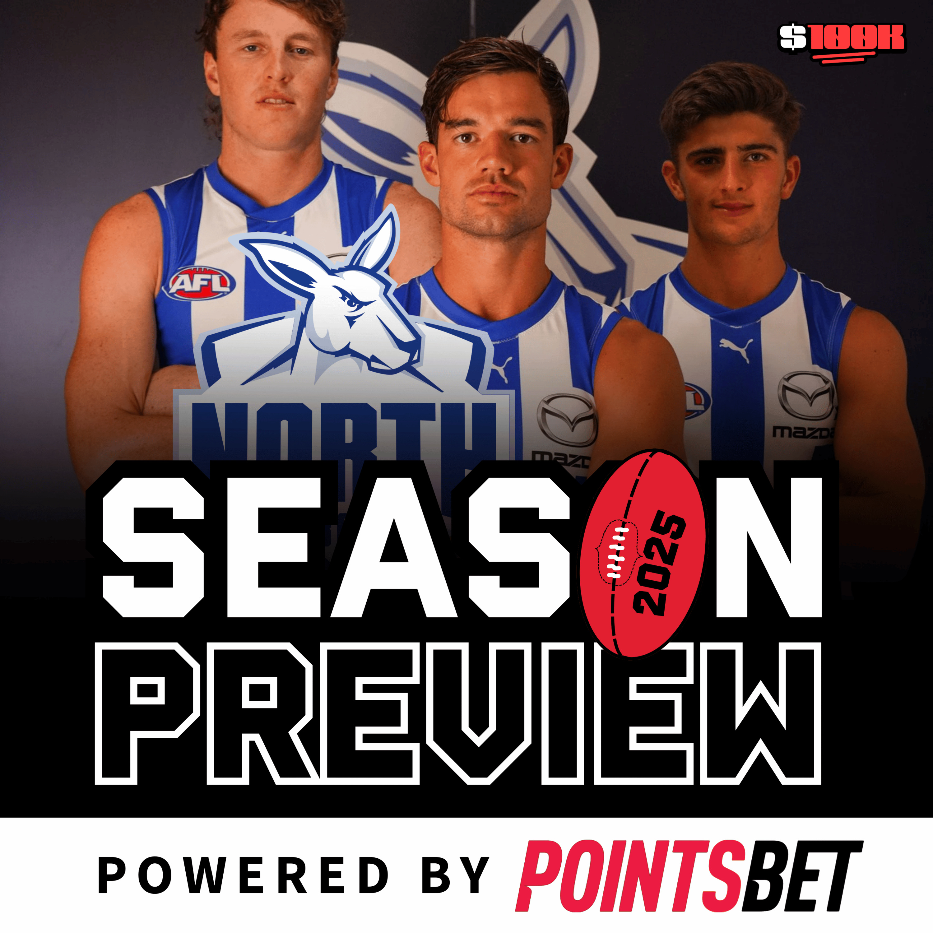 $100K Season Preview 2025 - North Melbourne Kangaroos episode artwork