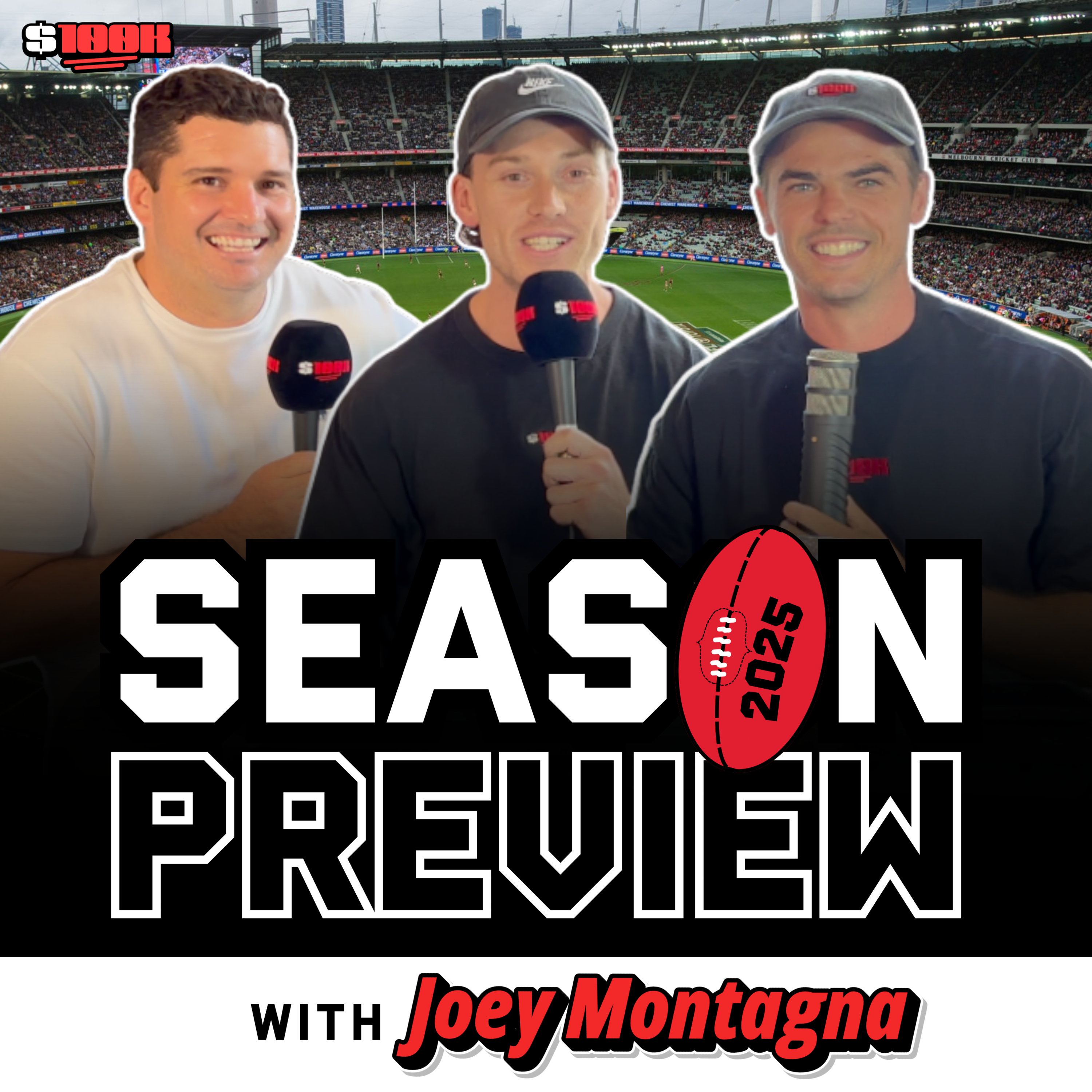 $100K AFL 2025 Season Preview with Joey Montagna episode artwork