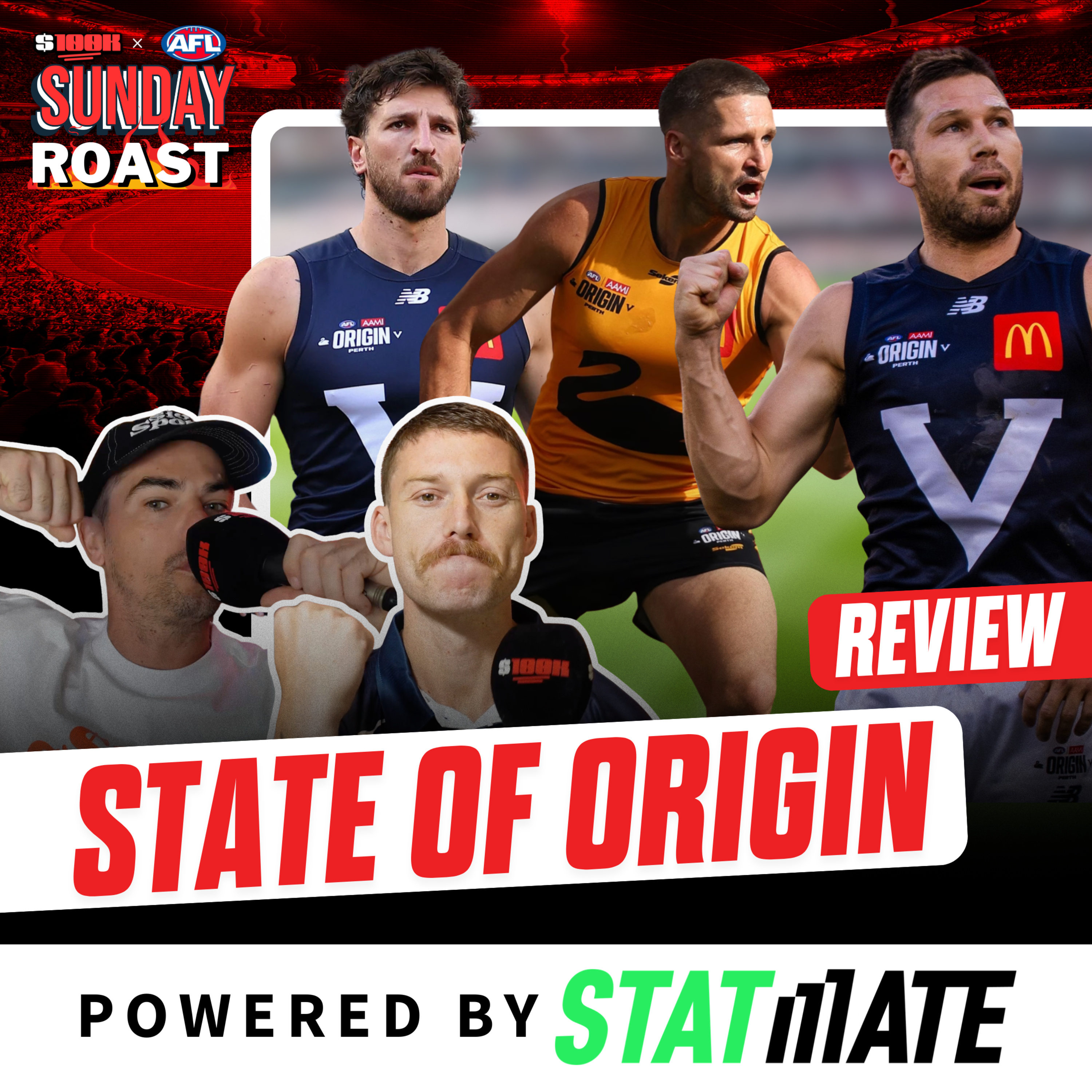 AFL State of Origin Review: $100K Sunday Roast episode artwork