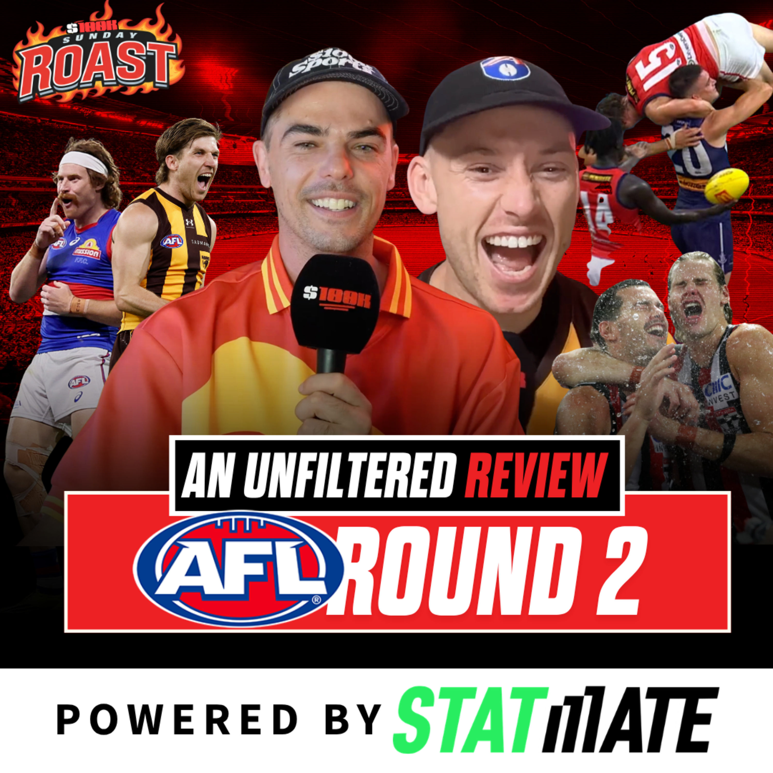 AFL Round 2 Review: $100K Sunday Roast episode artwork